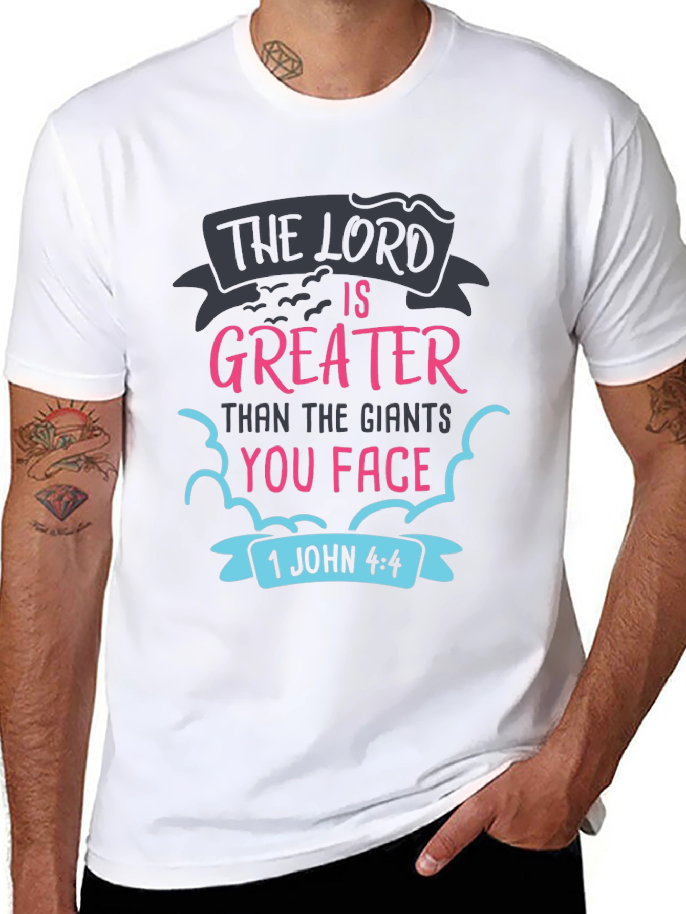 The Lord is Greater Christian T-Shirt