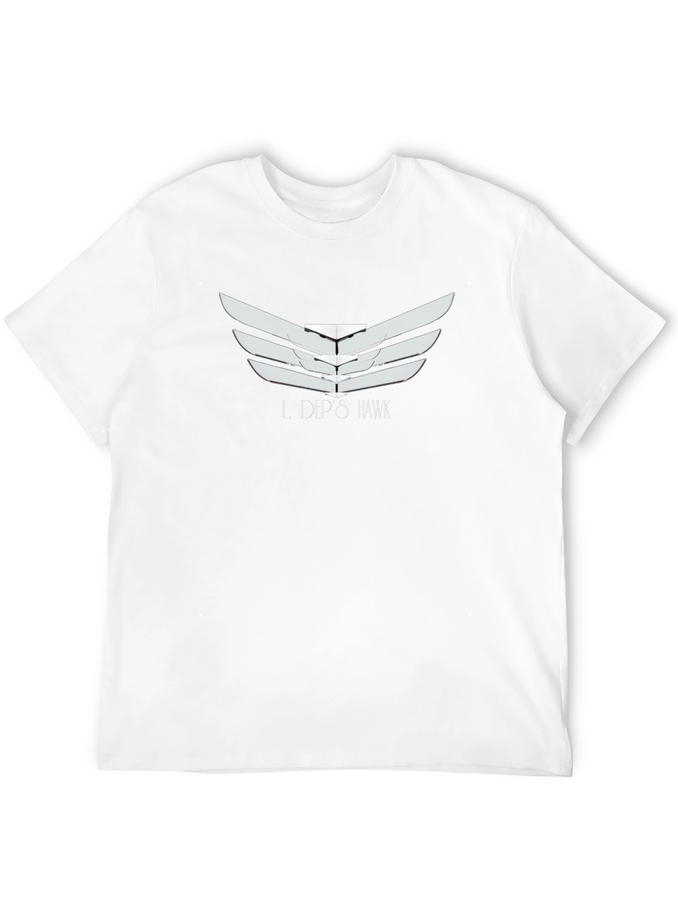 L. Dips Hawk Graphic Tee - Black Casual T-Shirt