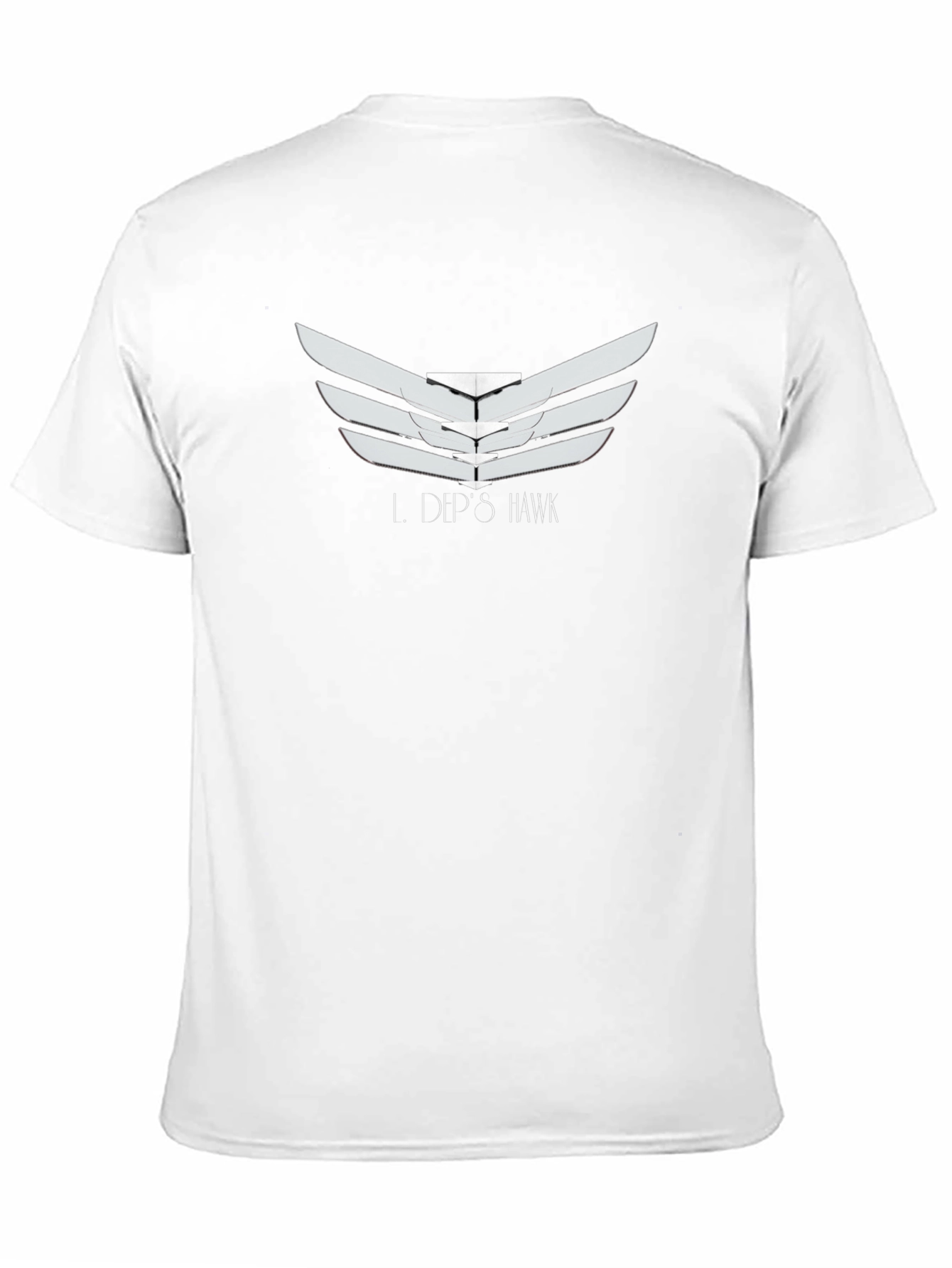 L. Dips Hawk Graphic Tee - Black Casual T-Shirt