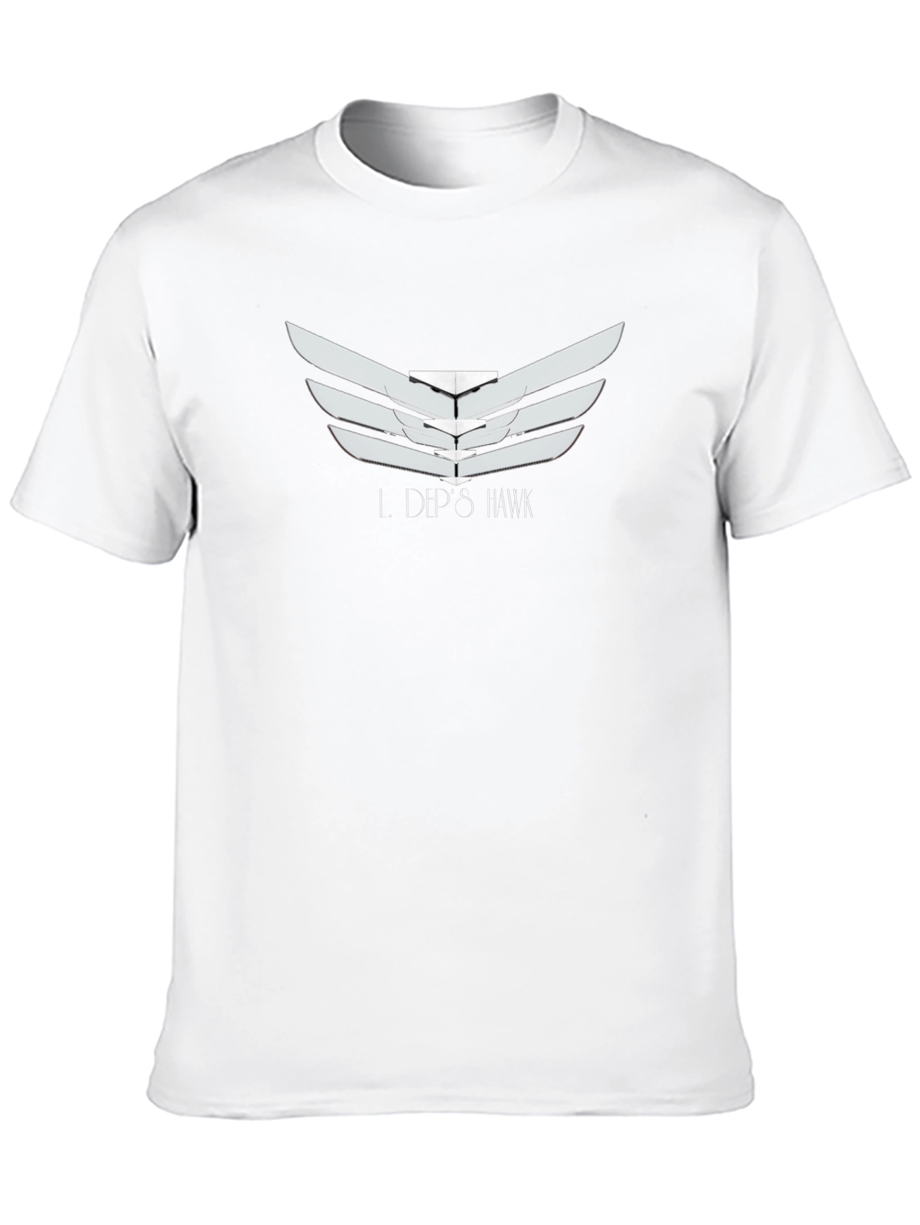 L. Dips Hawk Graphic Tee - Black Casual T-Shirt