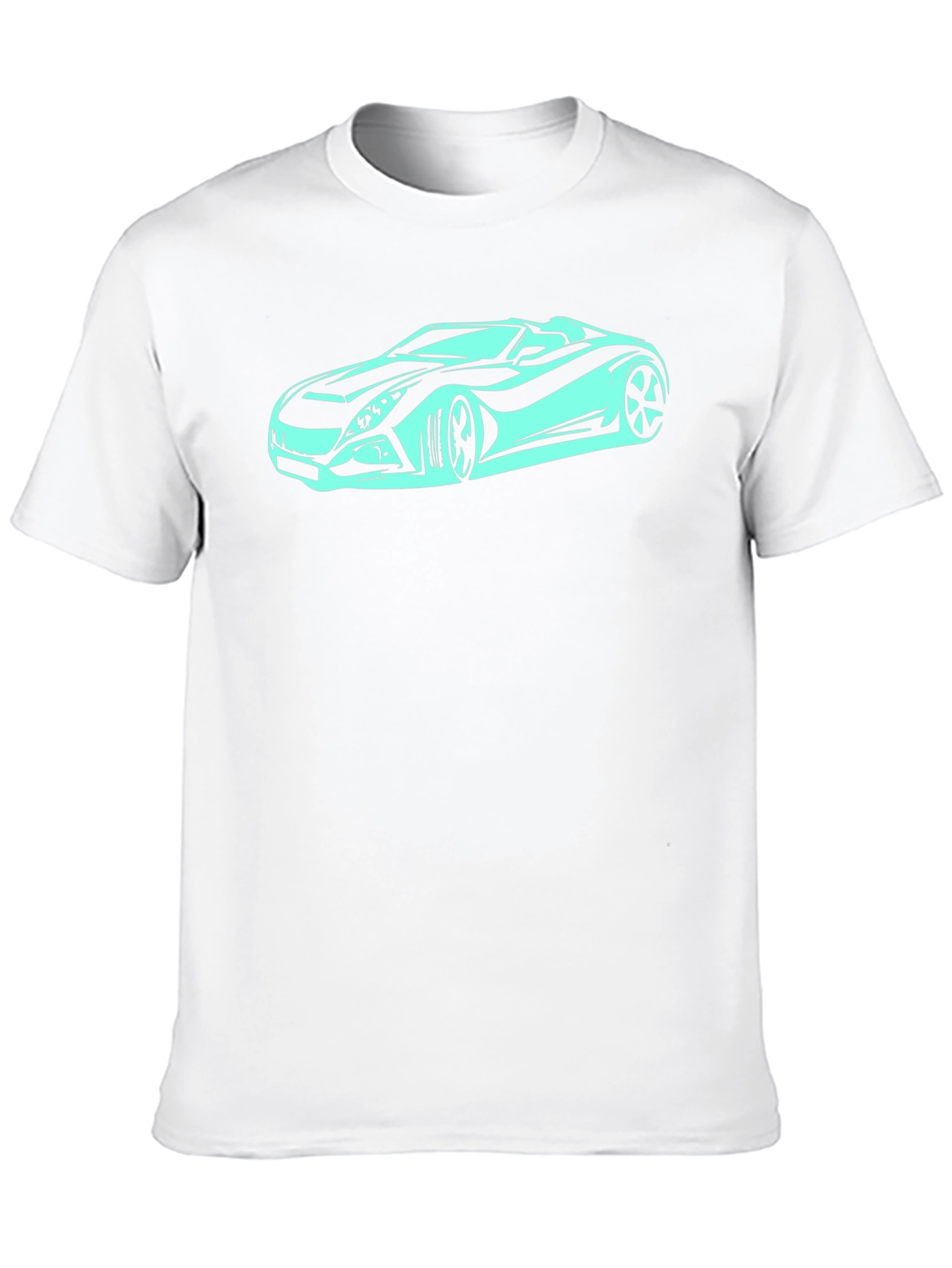Cool Car Graphic Black T-Shirt - Stylish Automotive Tee