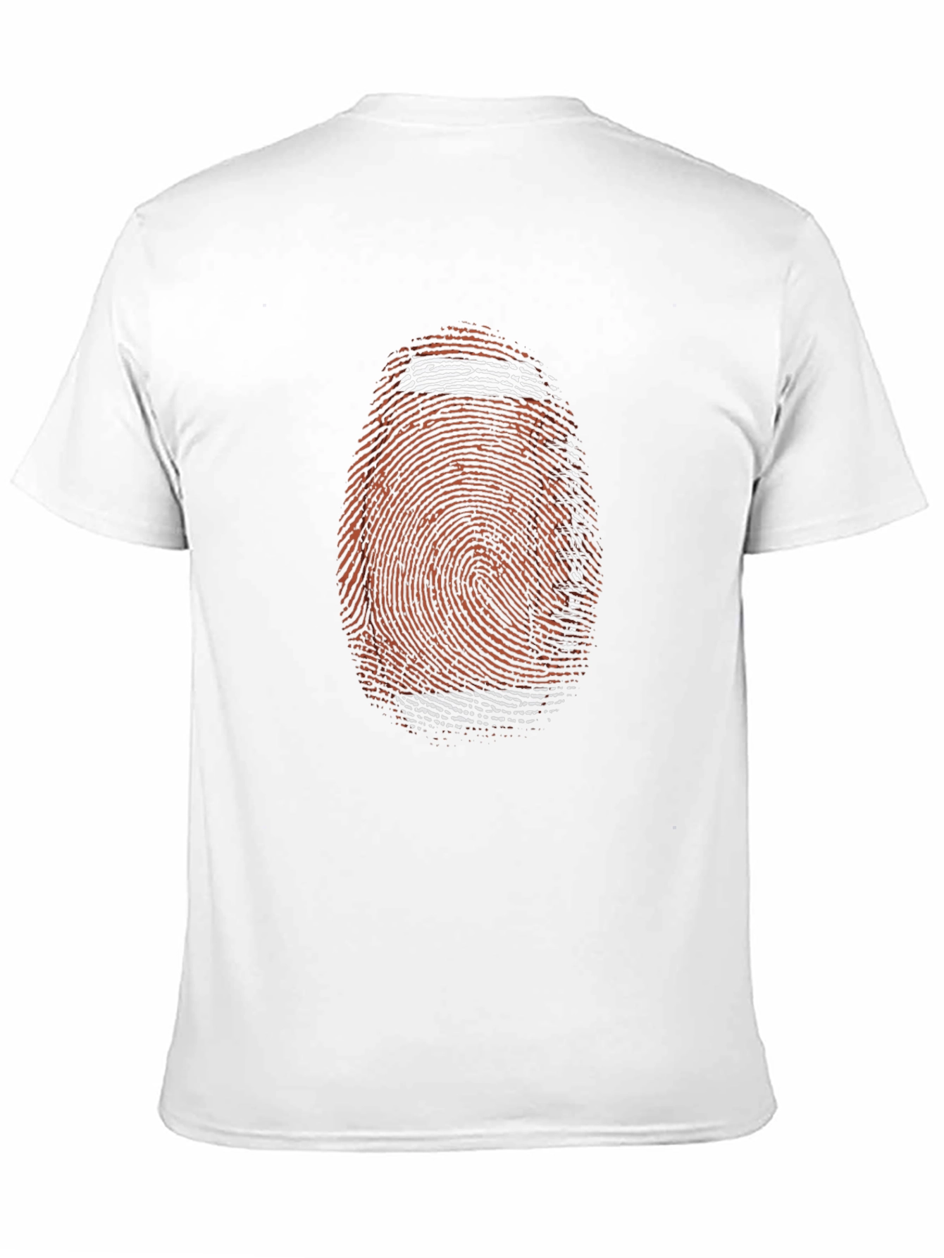 Football Fingerprint Graphic Tee - Black