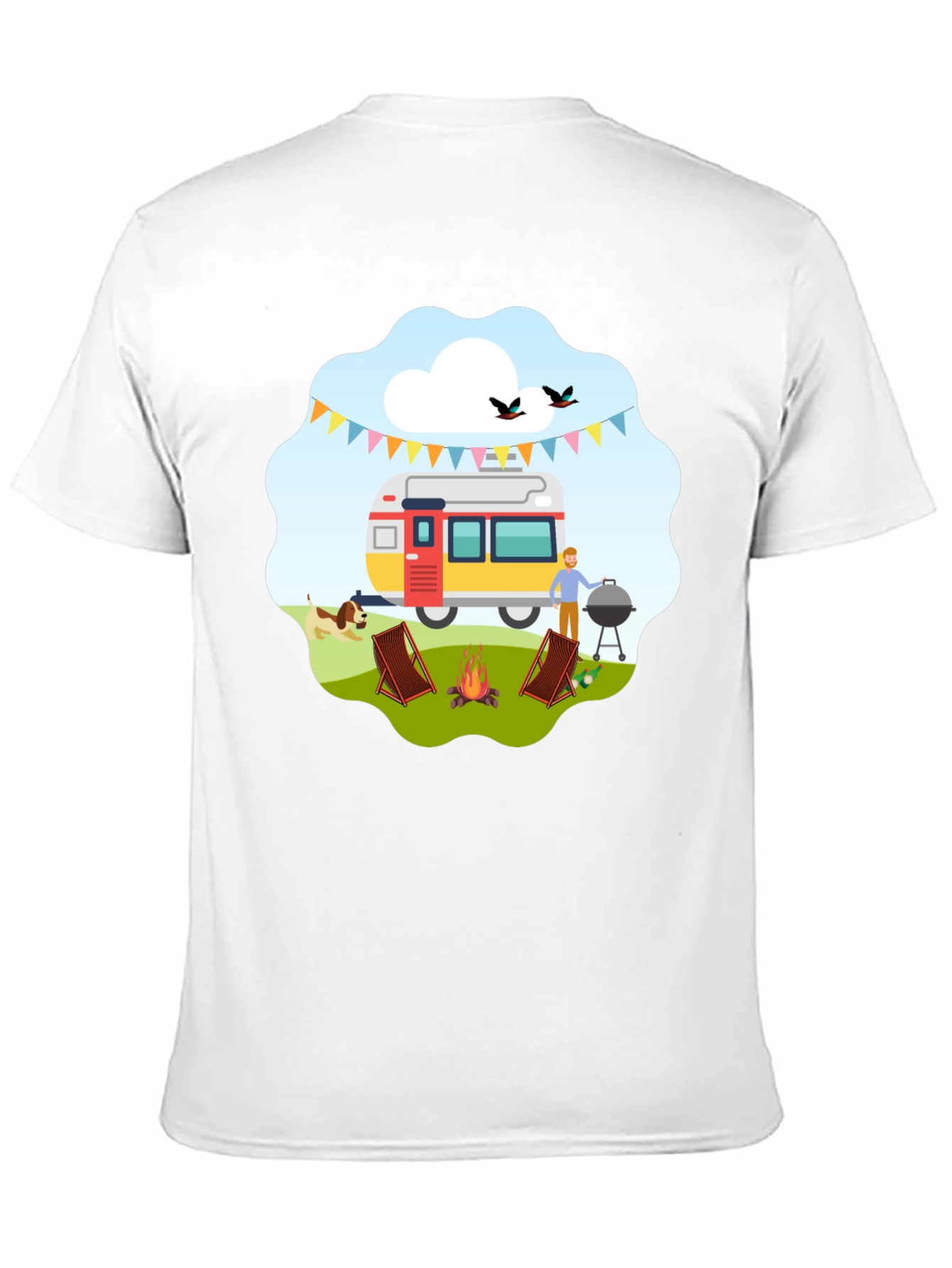 Camping Adventure Graphic T-Shirt