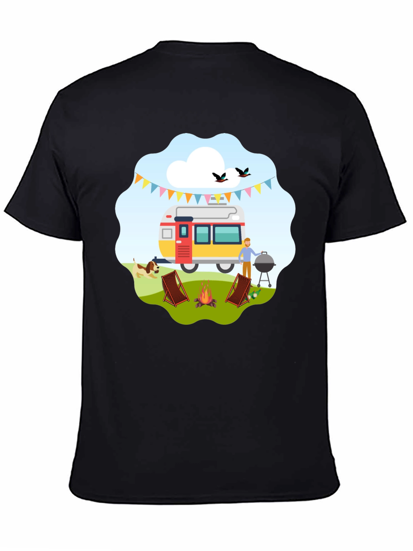 Camping Adventure Graphic T-Shirt