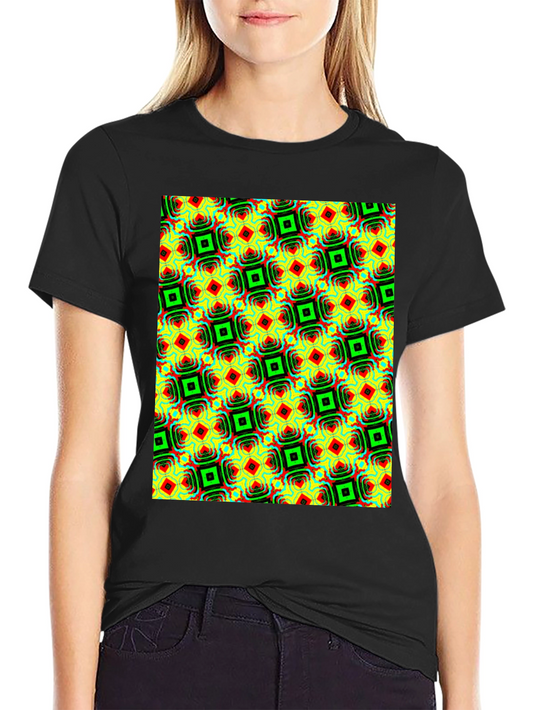 Geometric Pattern Tee - Modern Art Design