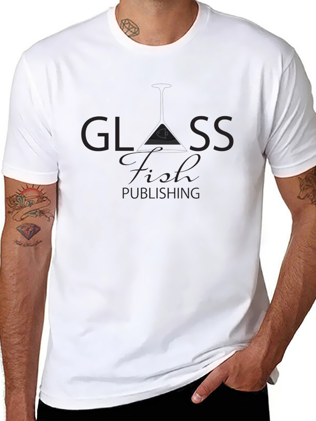 Glass Fish Publishing Black T-Shirt