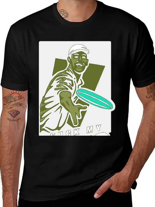 Frisbee Golf Black Tee