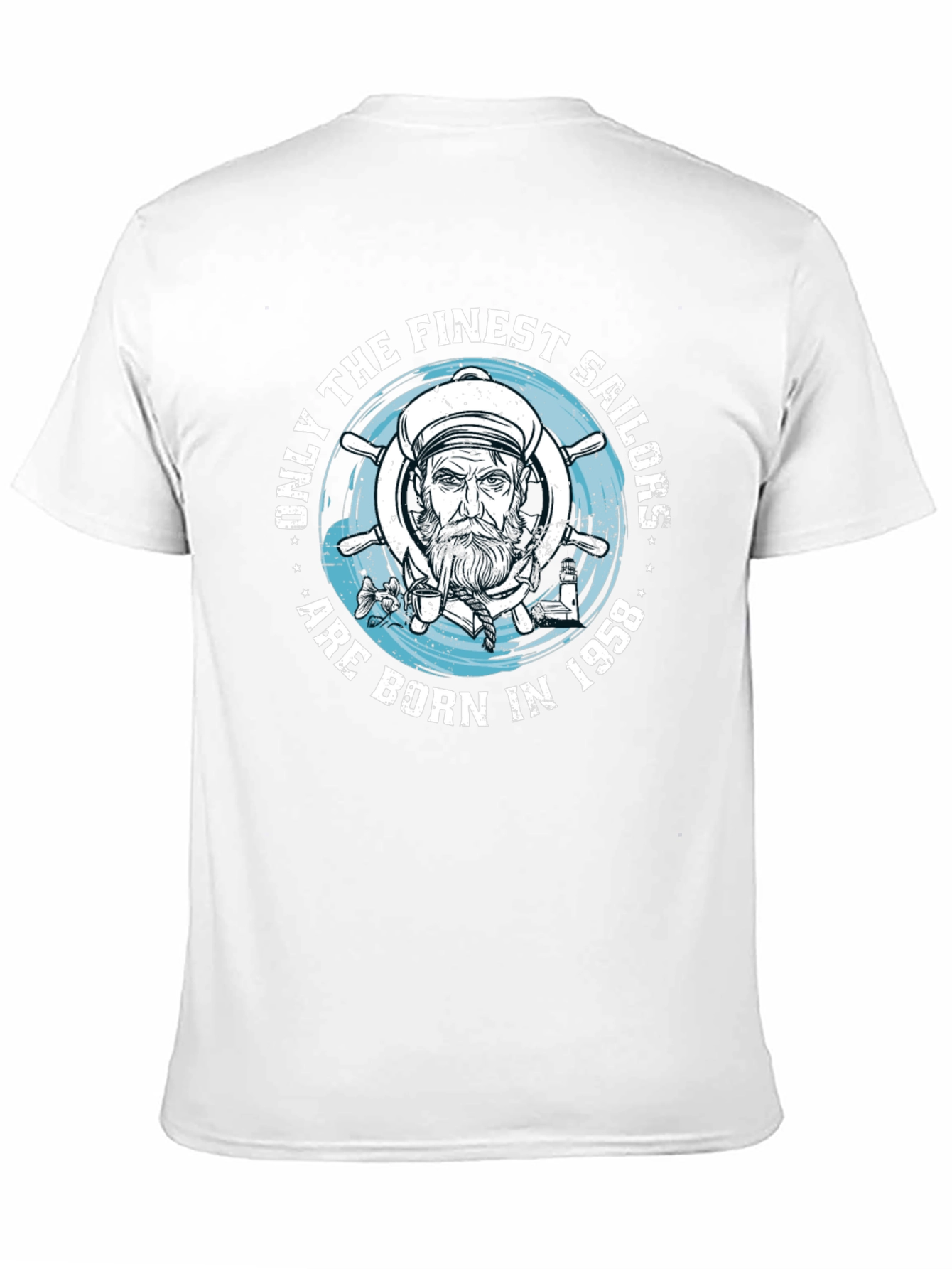 Finest Sailors Born in 1958 Black T-Shirt