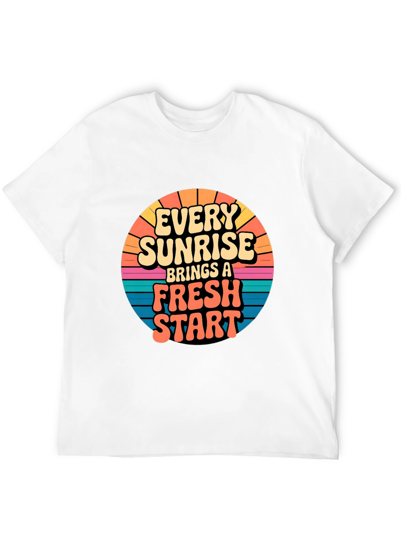 Sunrise Fresh Start Graphic Tee - Black