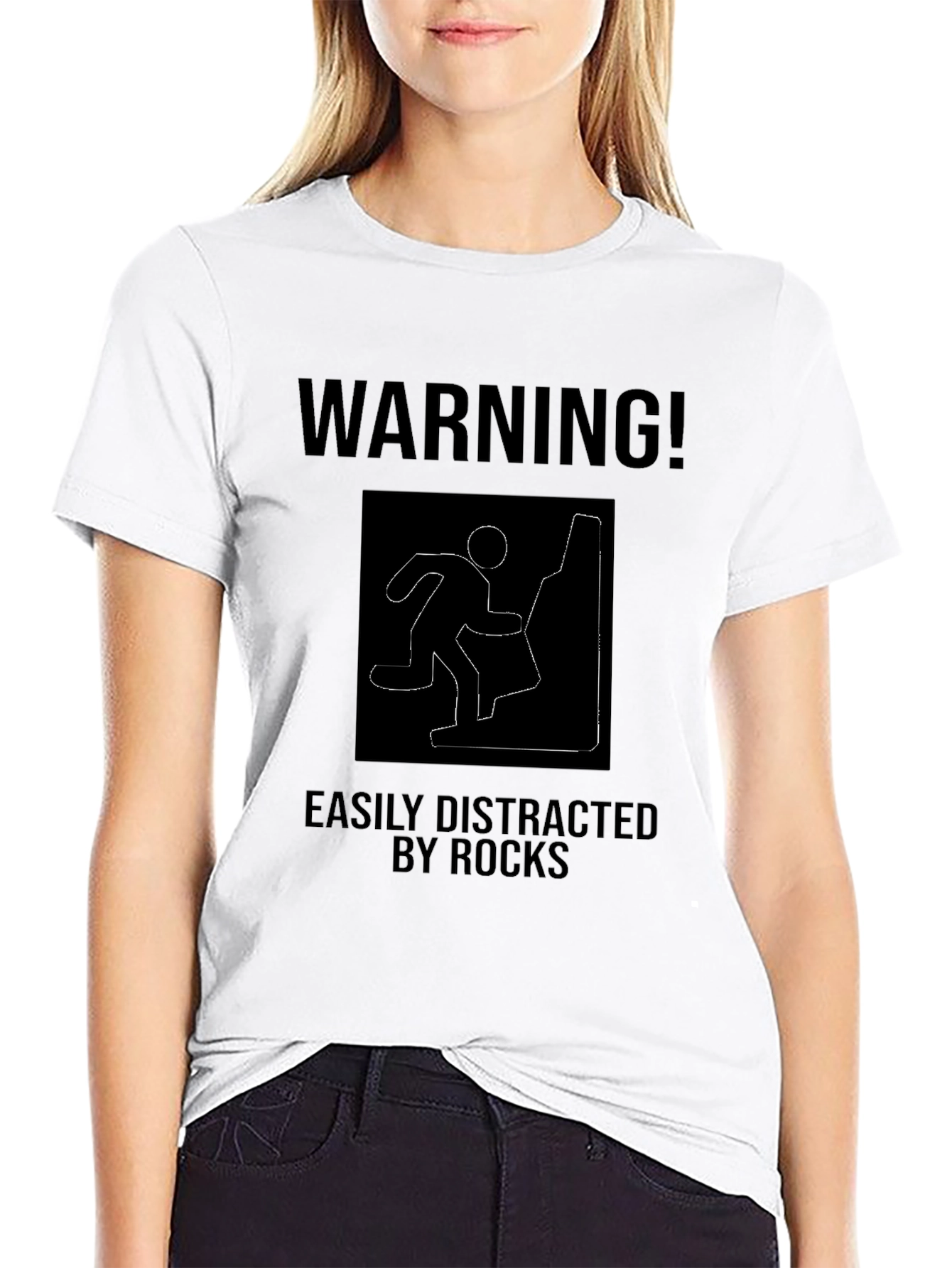 Warning! Easily Distracted By Rocks T-Shirt