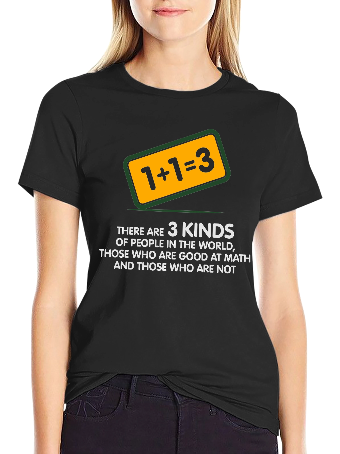 Math Humor T-Shirt: 1+1=3 Funny Tee