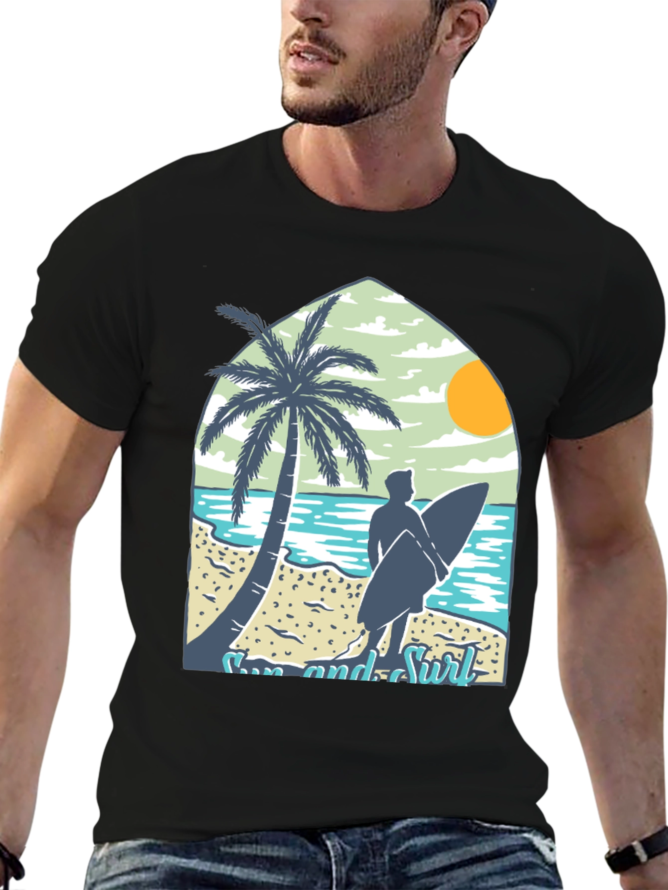 Surfs Up Graphic Tee - Island Vibes