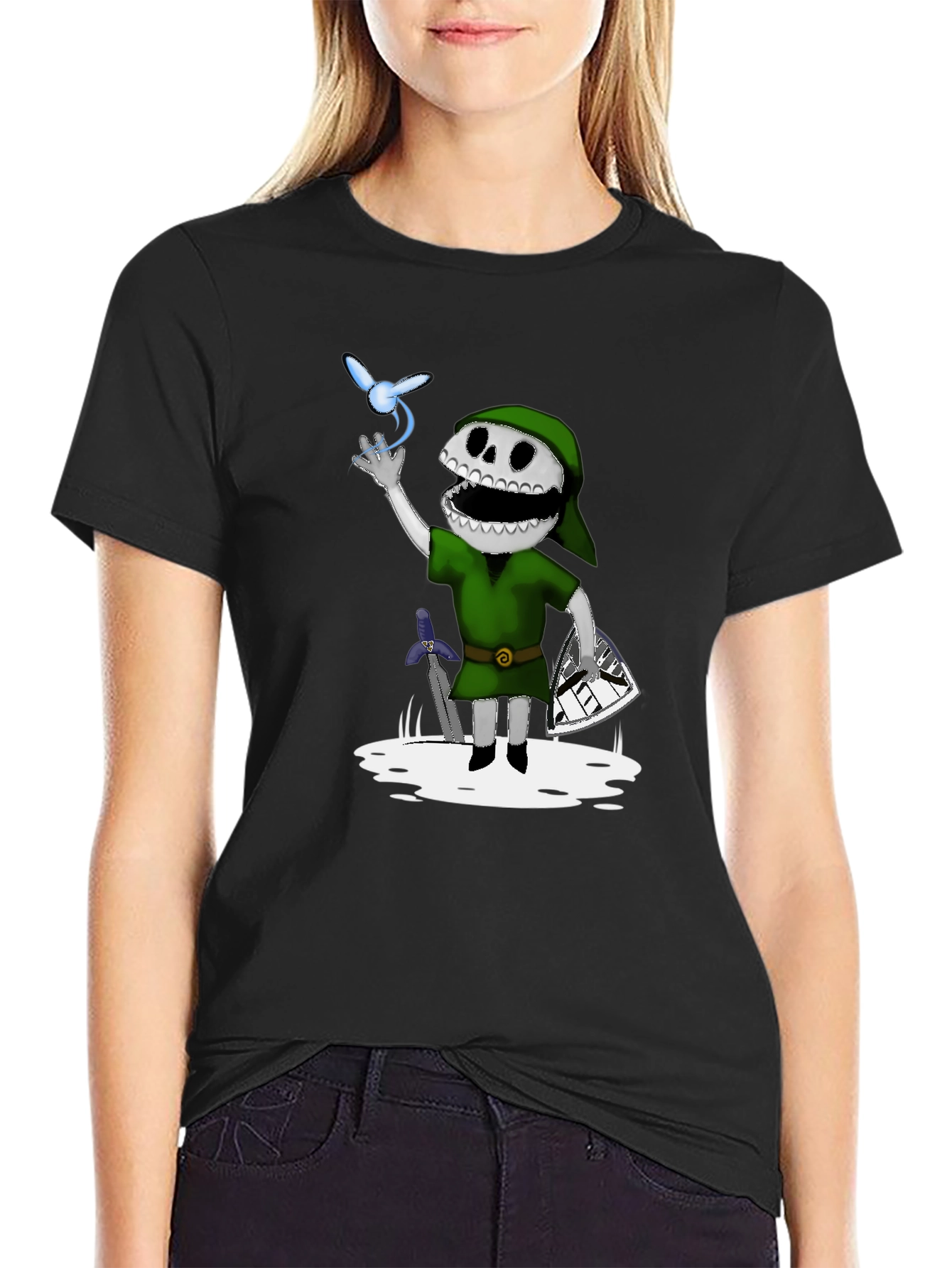 Link Skull Kid T-Shirt - Zelda Inspired Graphic Tee