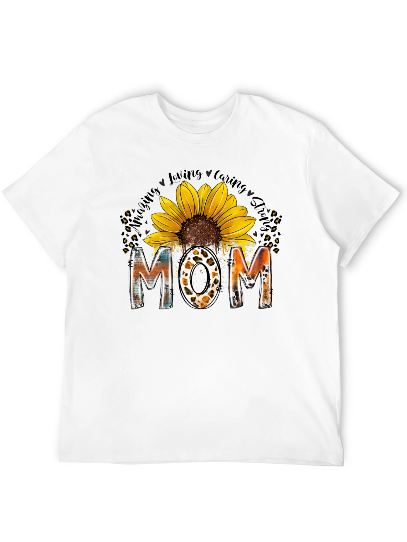 Sunflower MOM Graphic T-Shirt