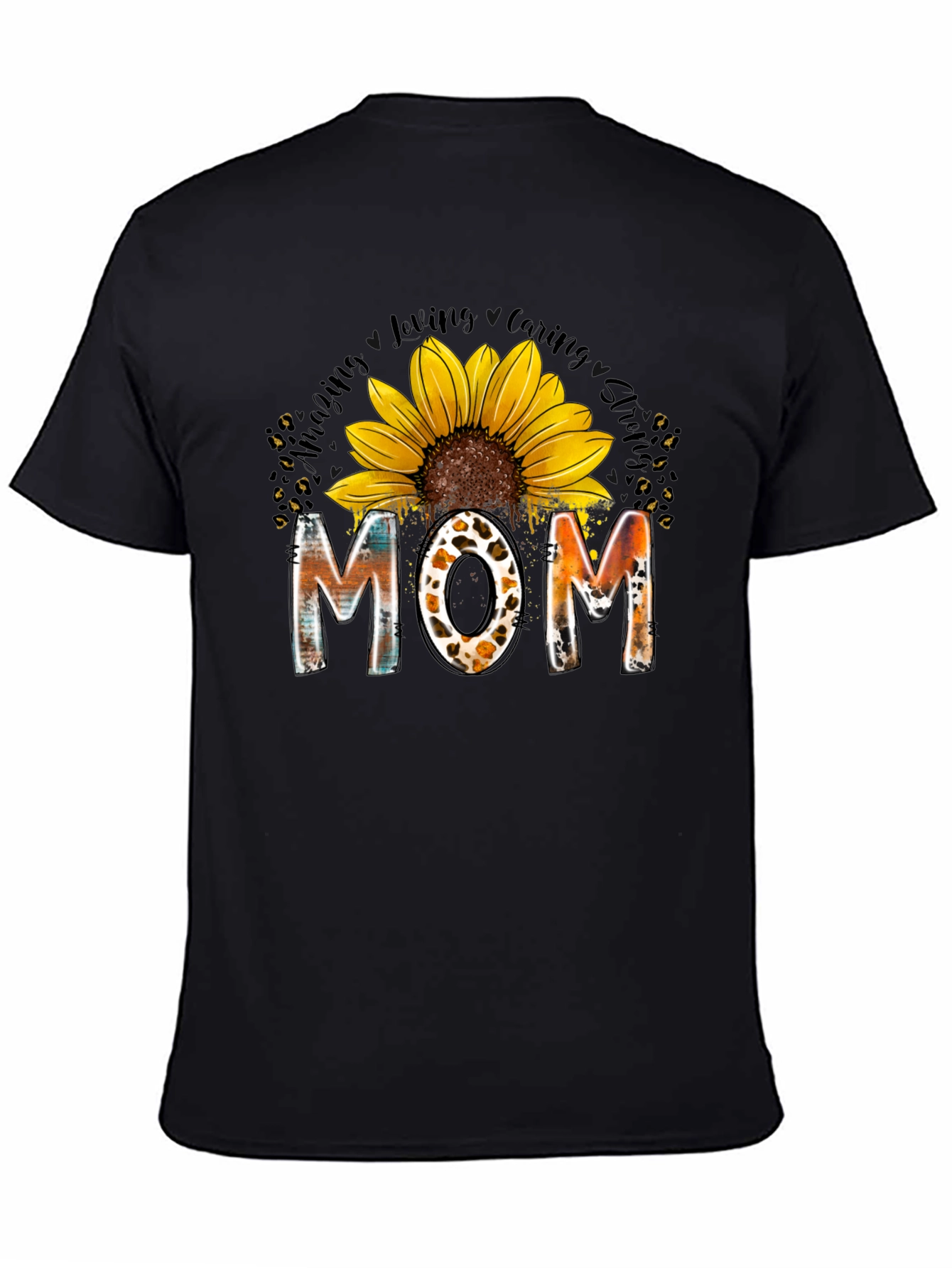 Sunflower MOM Graphic T-Shirt