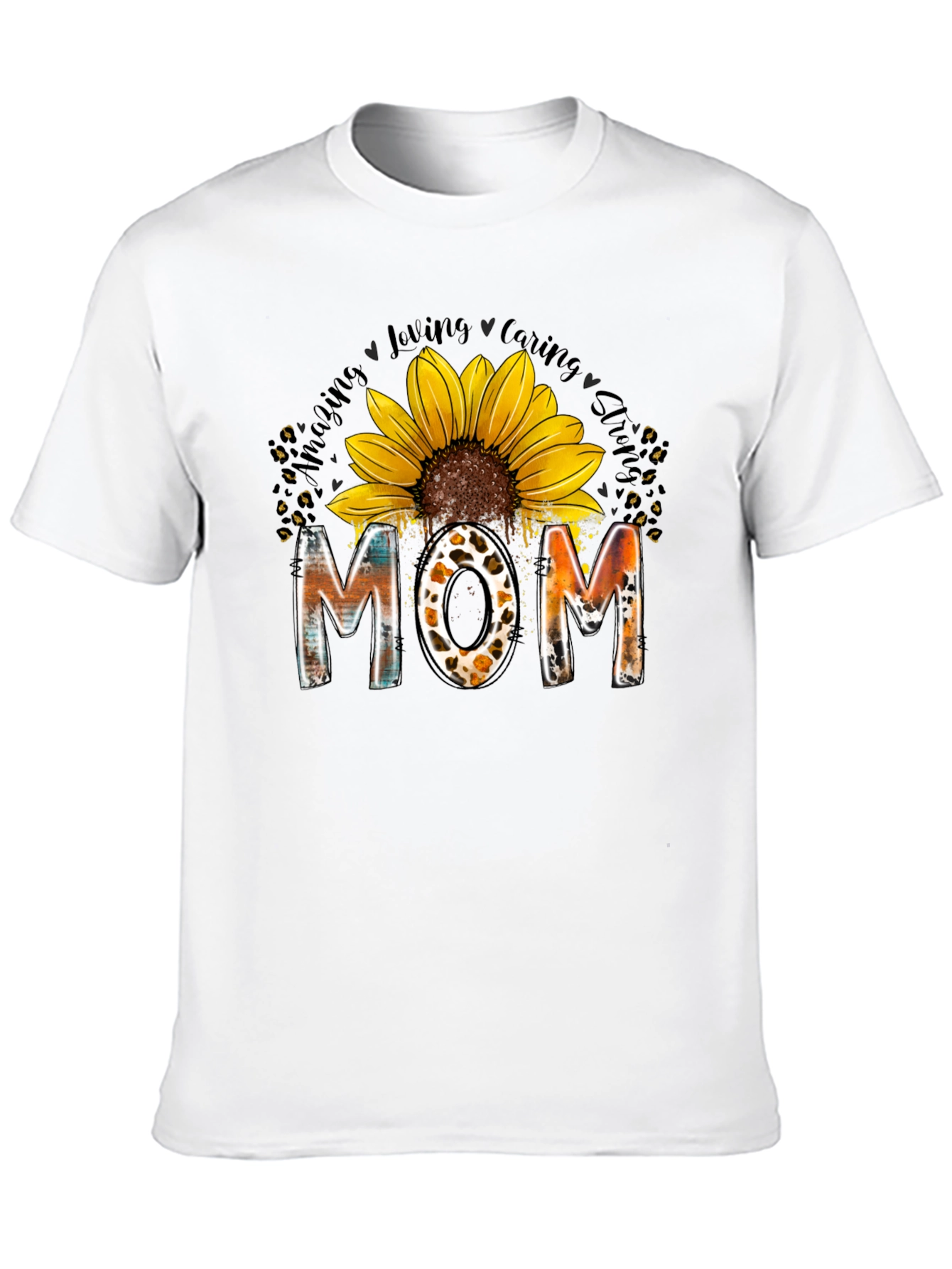 Sunflower MOM Graphic T-Shirt