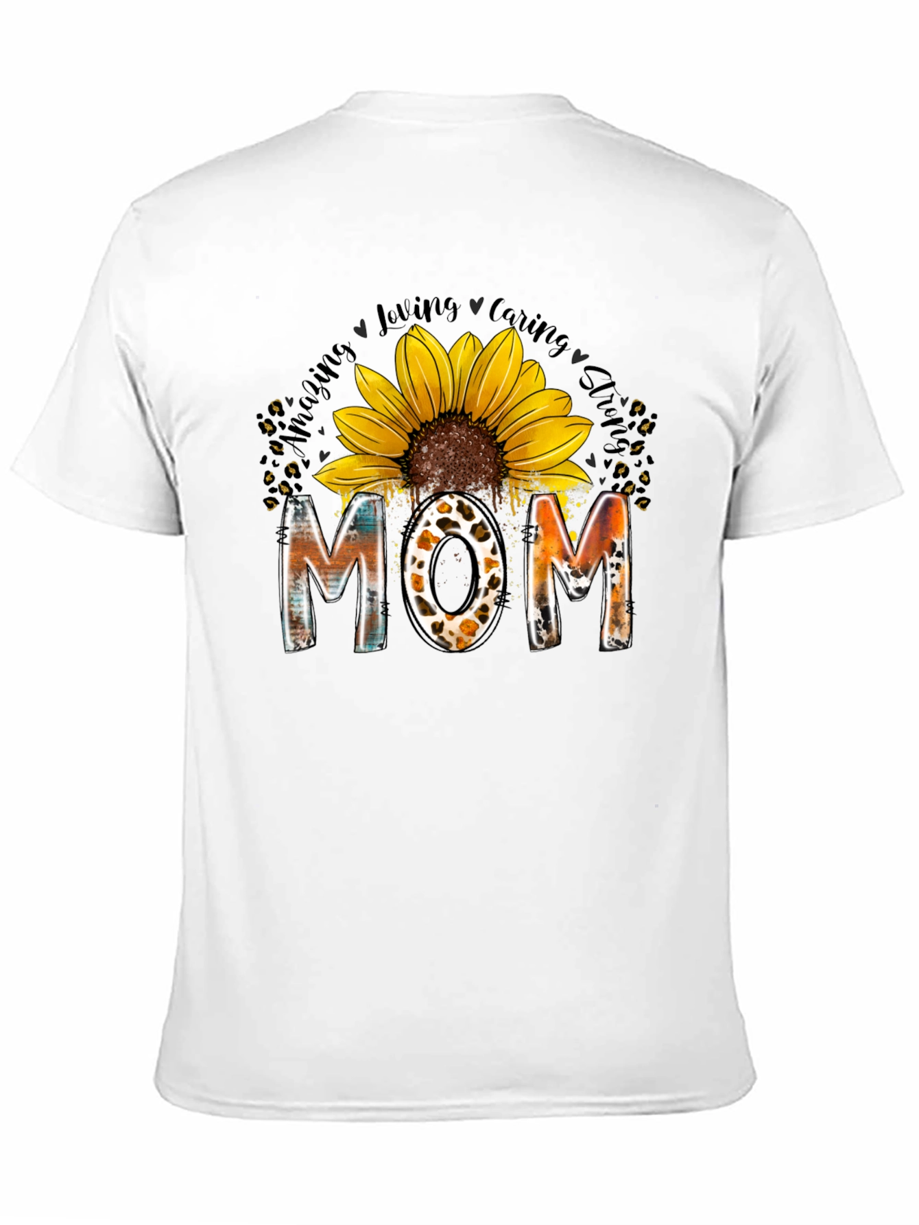 Sunflower MOM Graphic T-Shirt