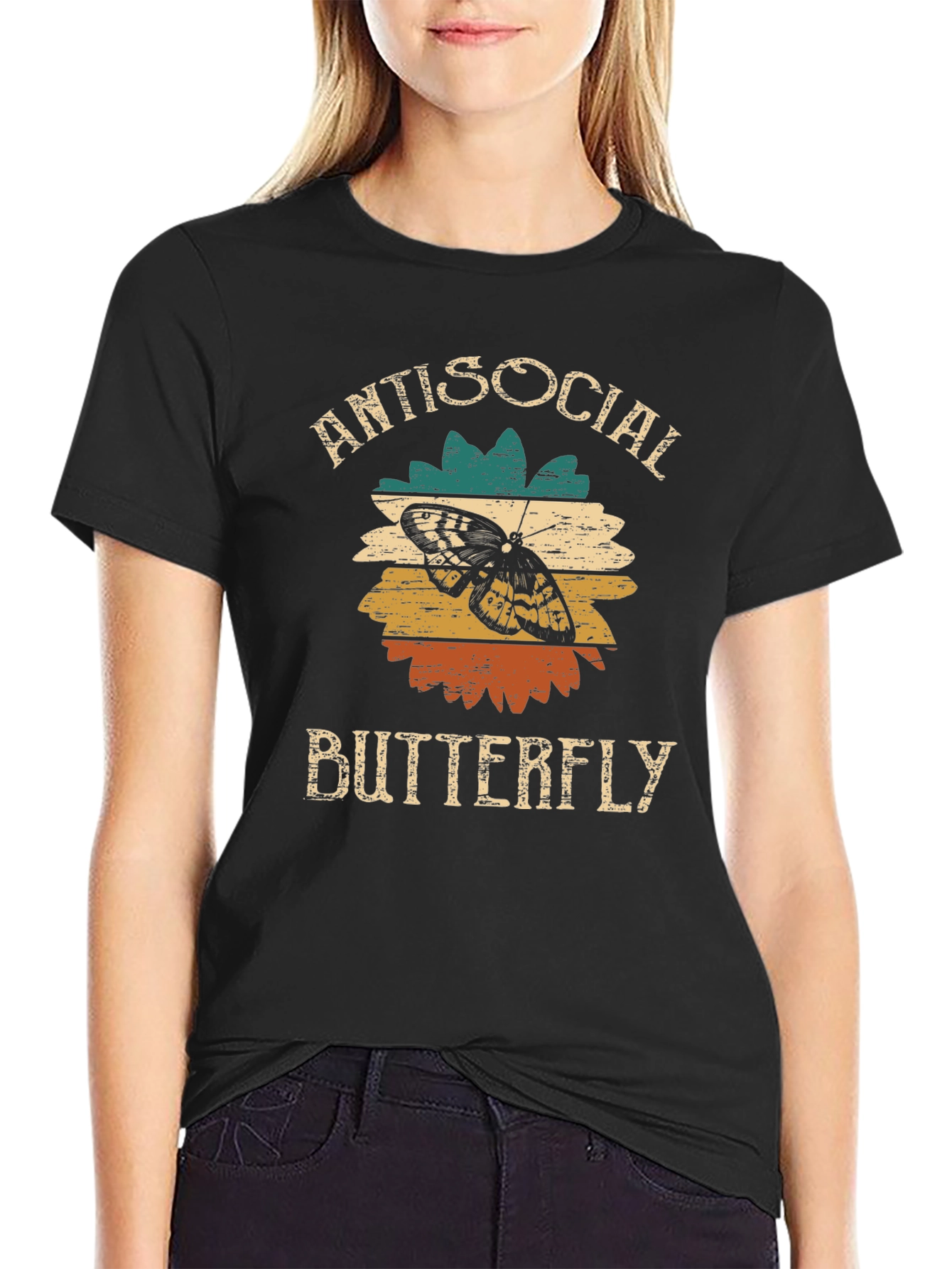 Antisocial Butterfly Graphic Tee