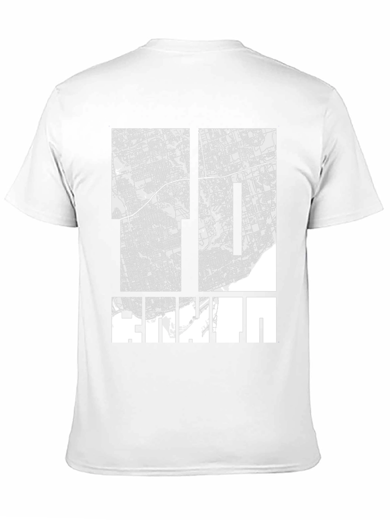 Toronto Map Graphic T-Shirt - Black