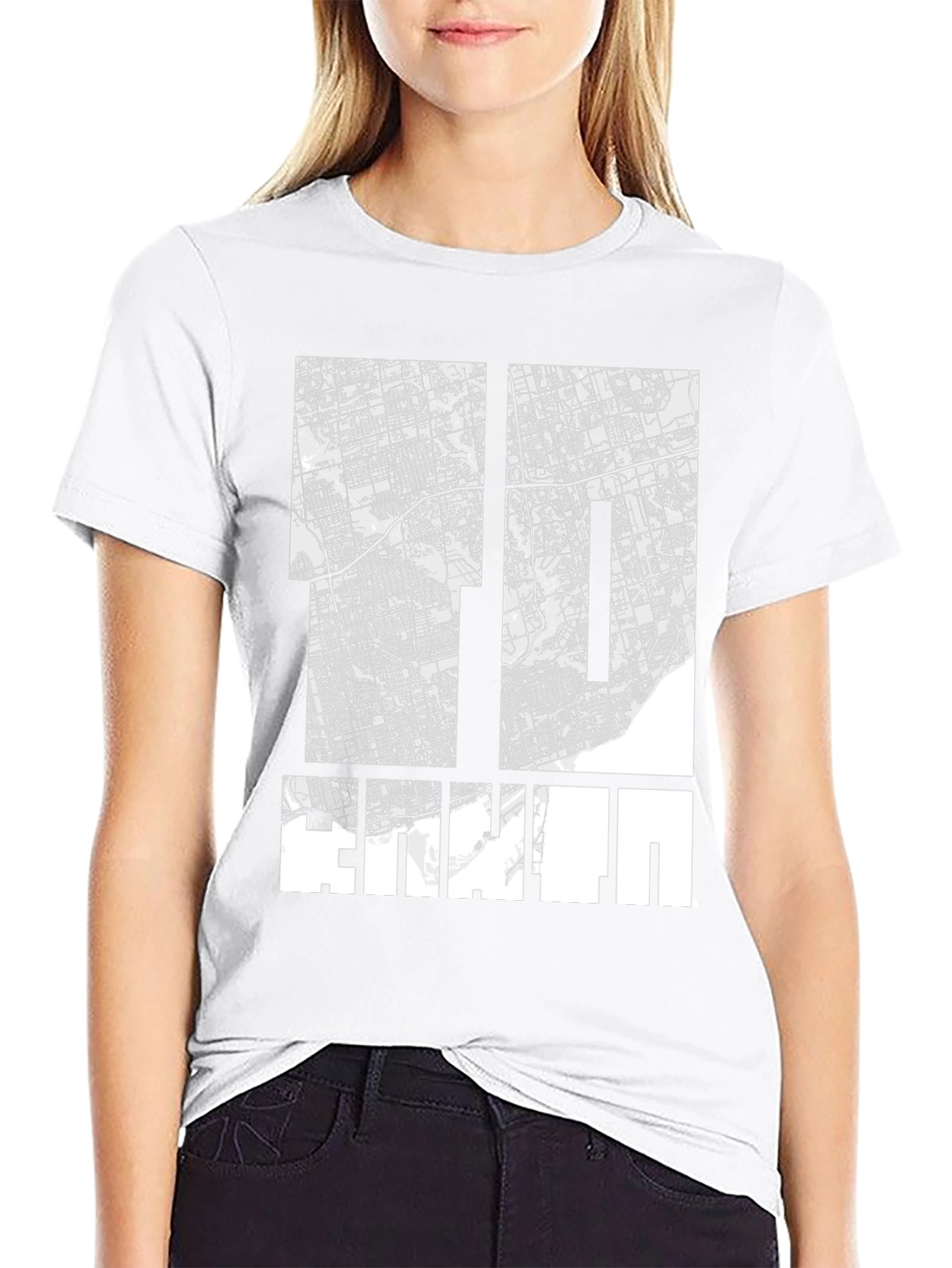 Toronto Map Graphic T-Shirt - Black