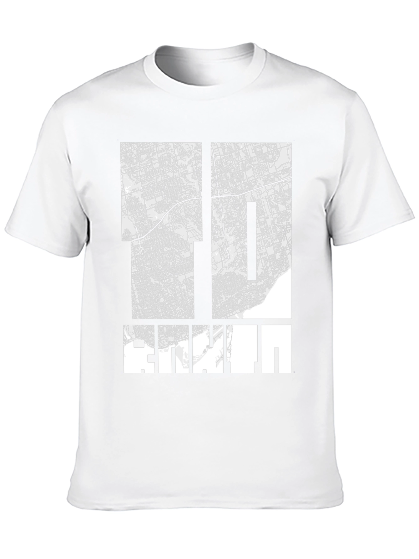 Toronto Map Graphic T-Shirt - Black
