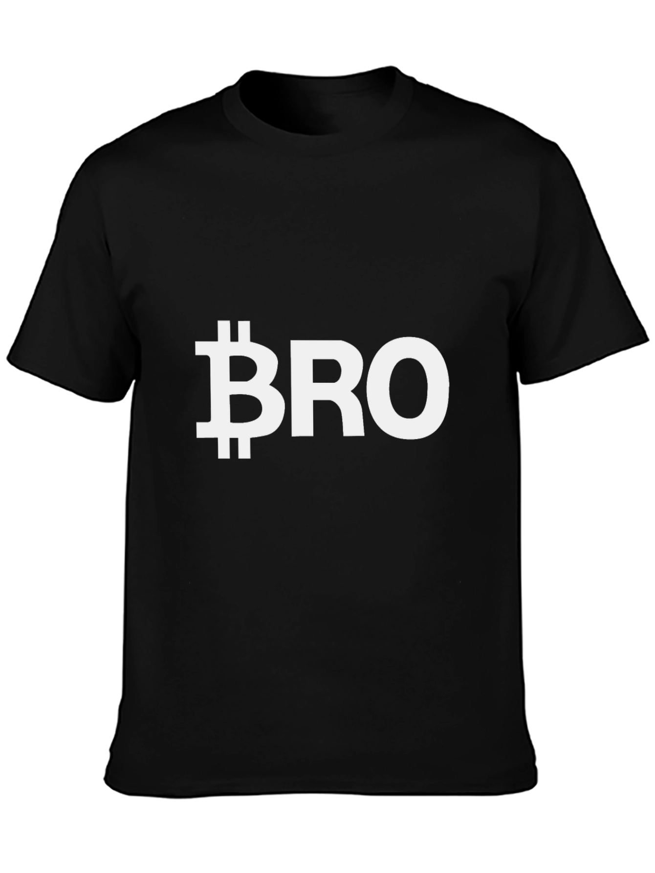 Bitcoin BRO Black T-Shirt - Crypto Enthusiast Tee