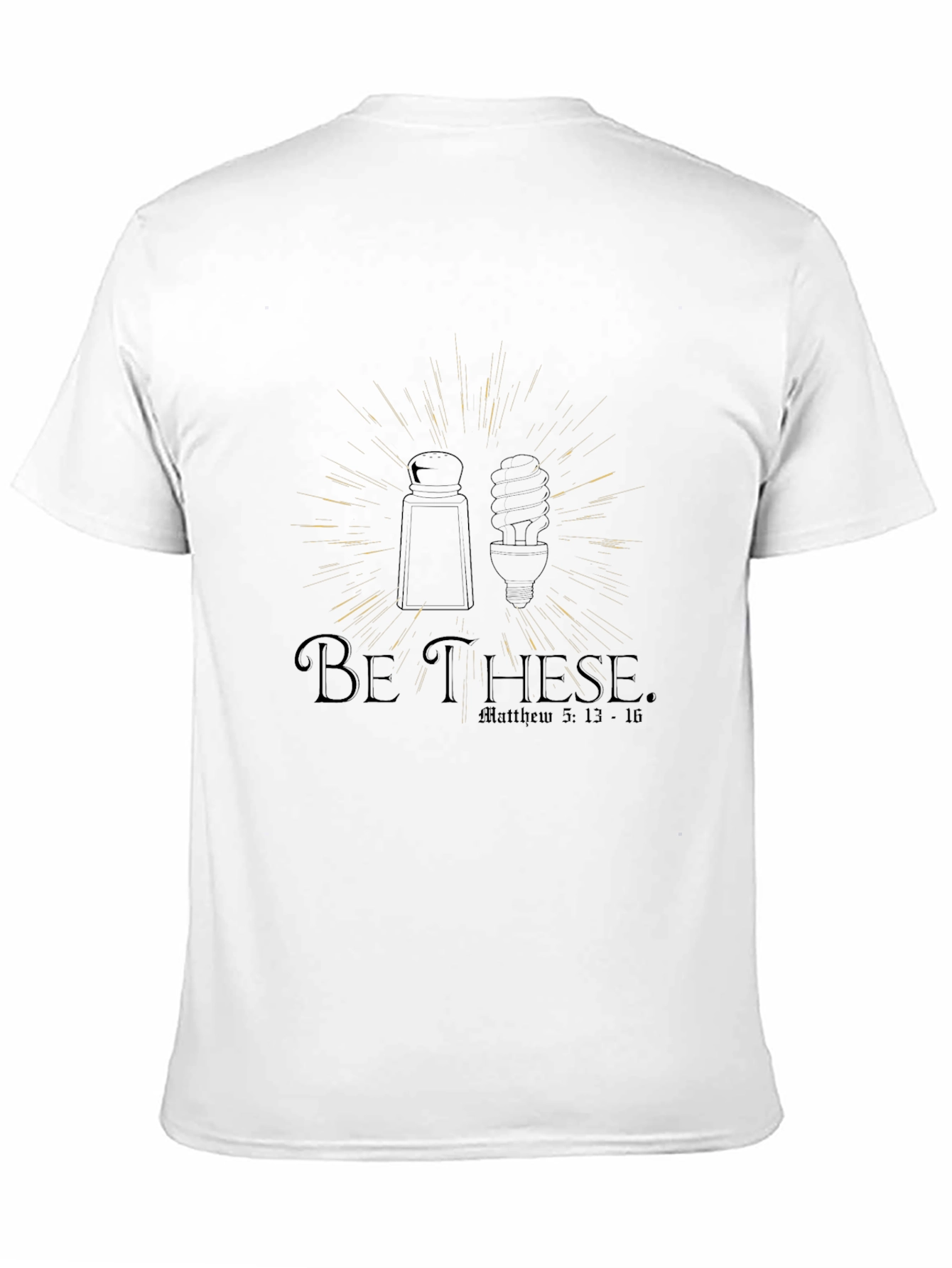 Be These Salt & Light Mens T-Shirt
