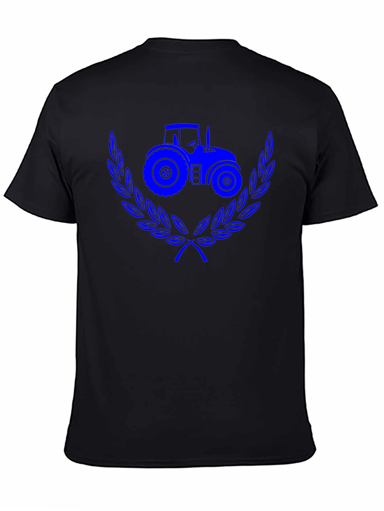 Tractor Graphic T-Shirt - Black Cotton Tee