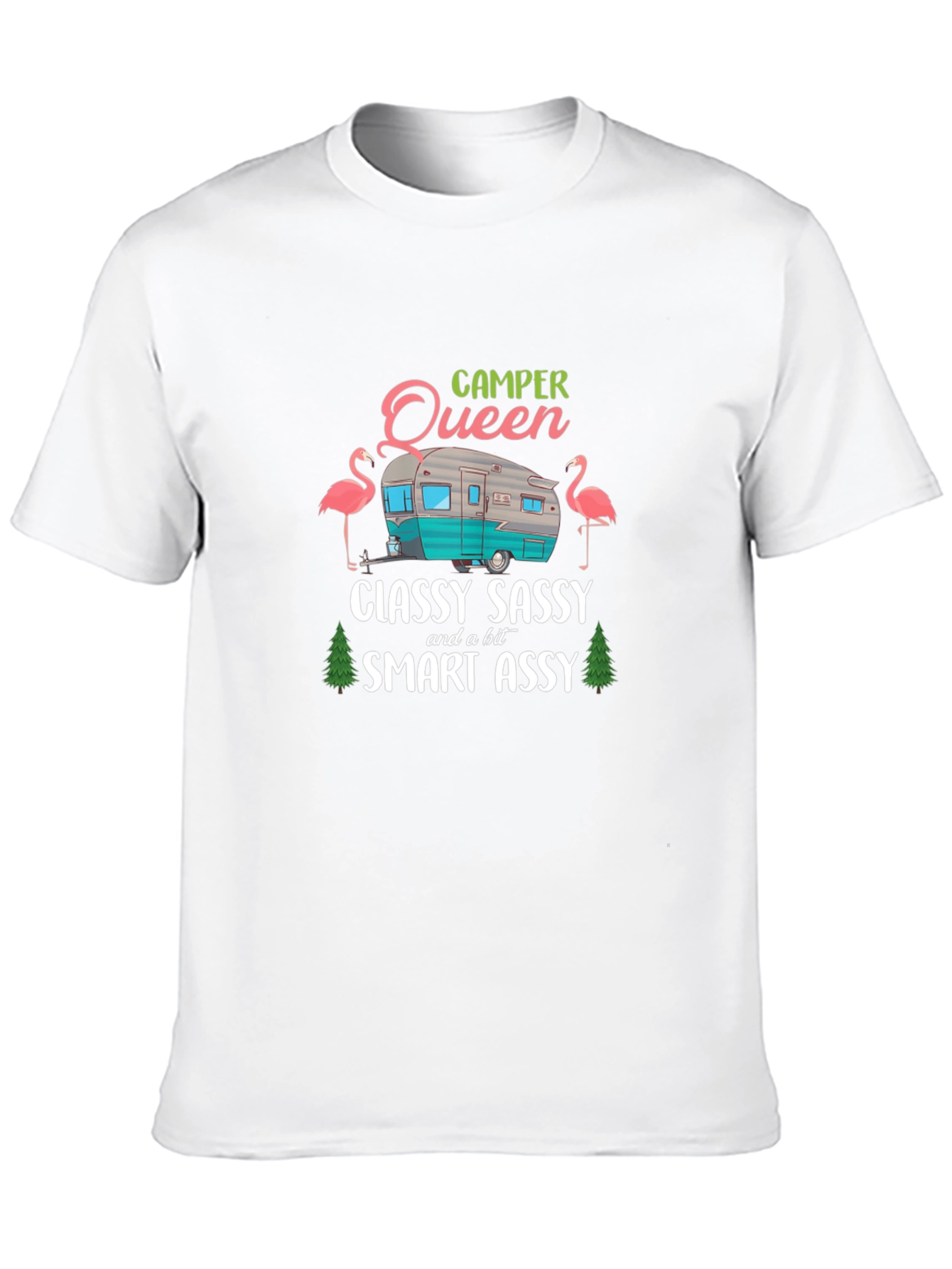 Camper Queen Funny Graphic T-Shirt