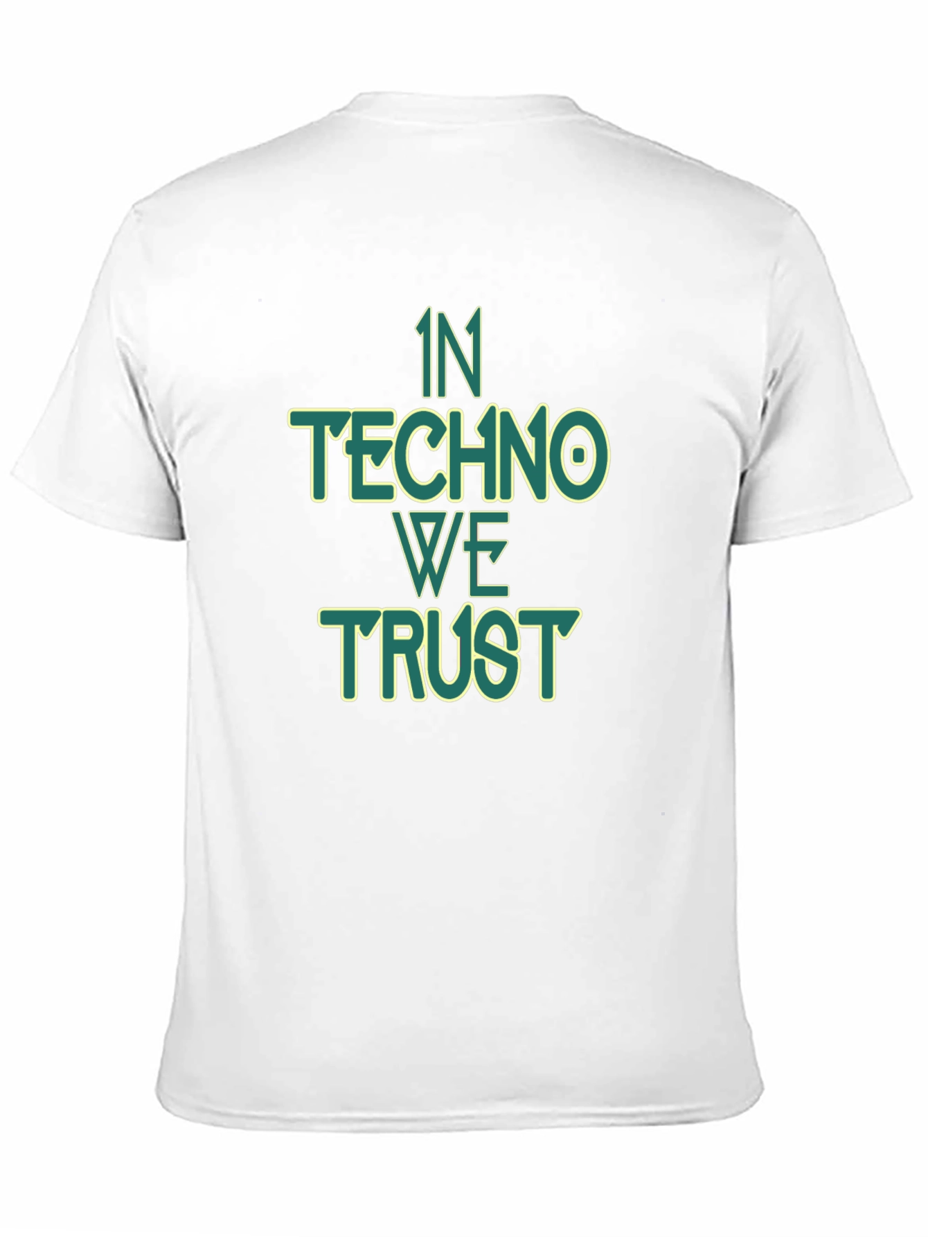 In Techno We Trust Graphic Tee - Black