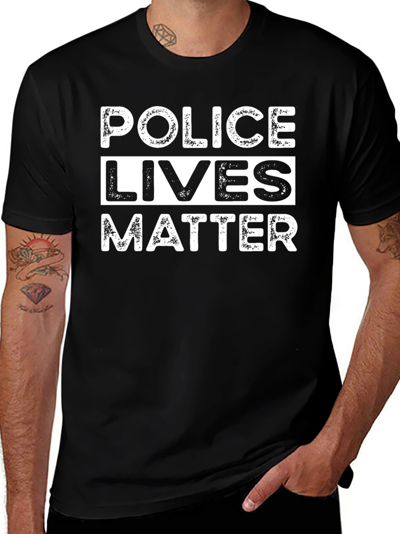 Police Lives Matter Graphic T-Shirt