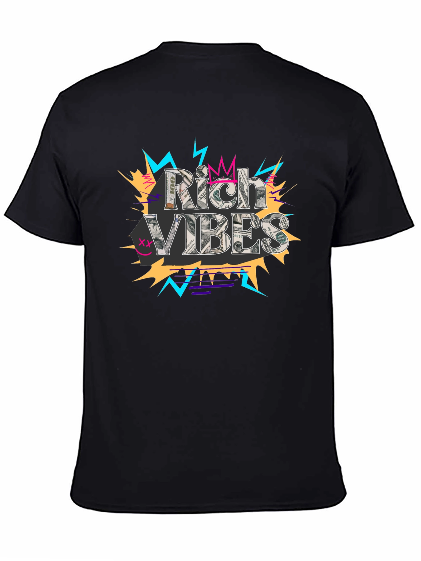 Rich Vibes Graphic Tee - Stylish Streetwear
