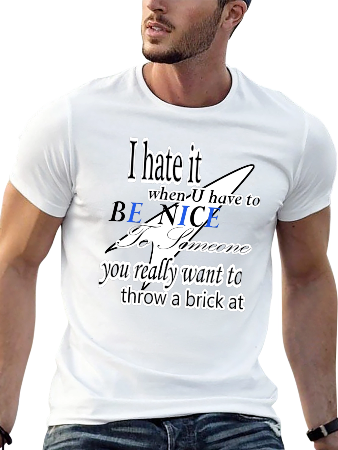 I Hate It Funny Graphic Tee