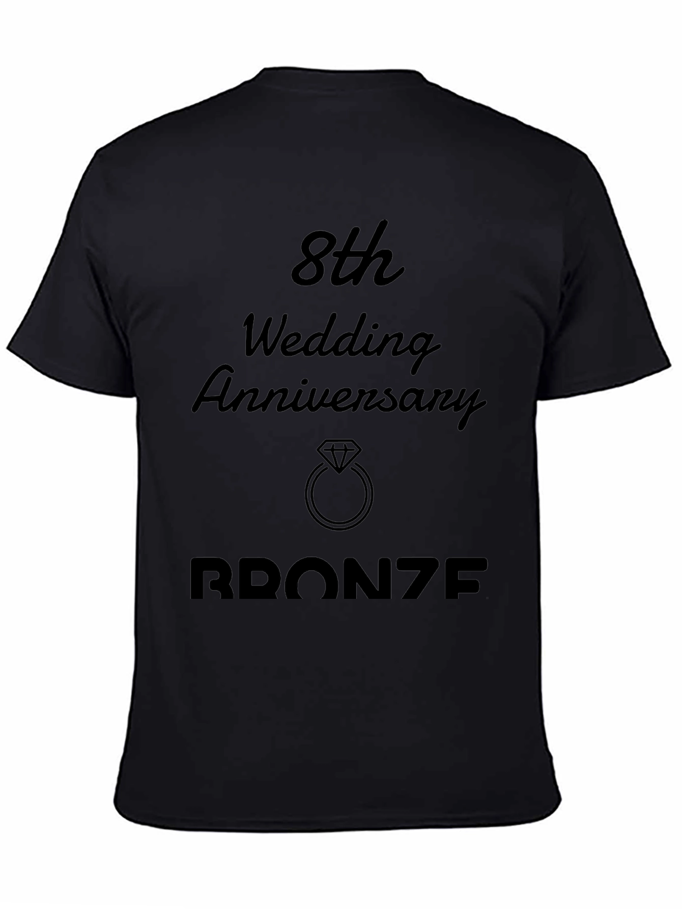 8th Wedding Anniversary Bronze T-Shirt