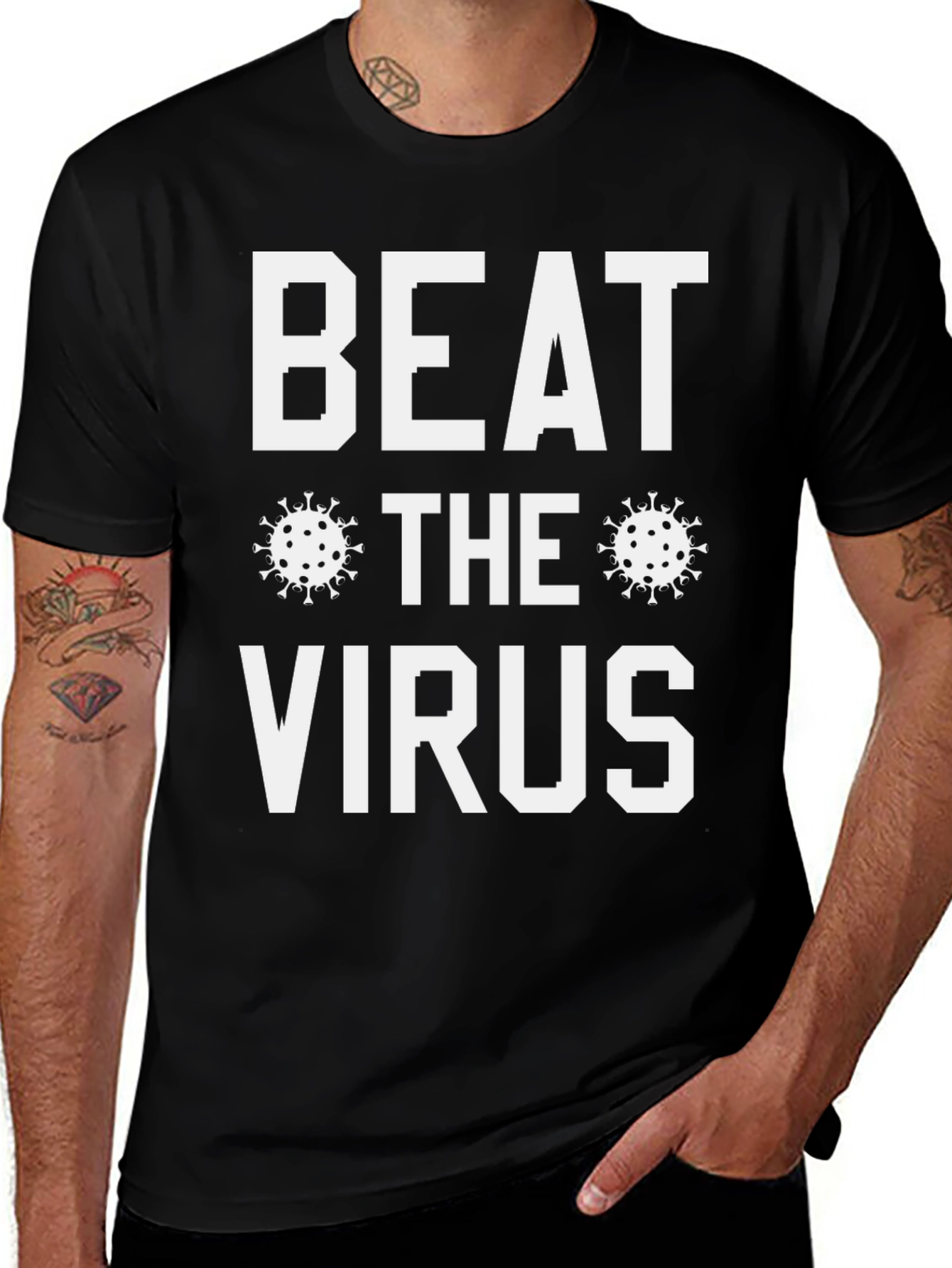 Beat The Virus T-Shirt - Pandemic Awareness