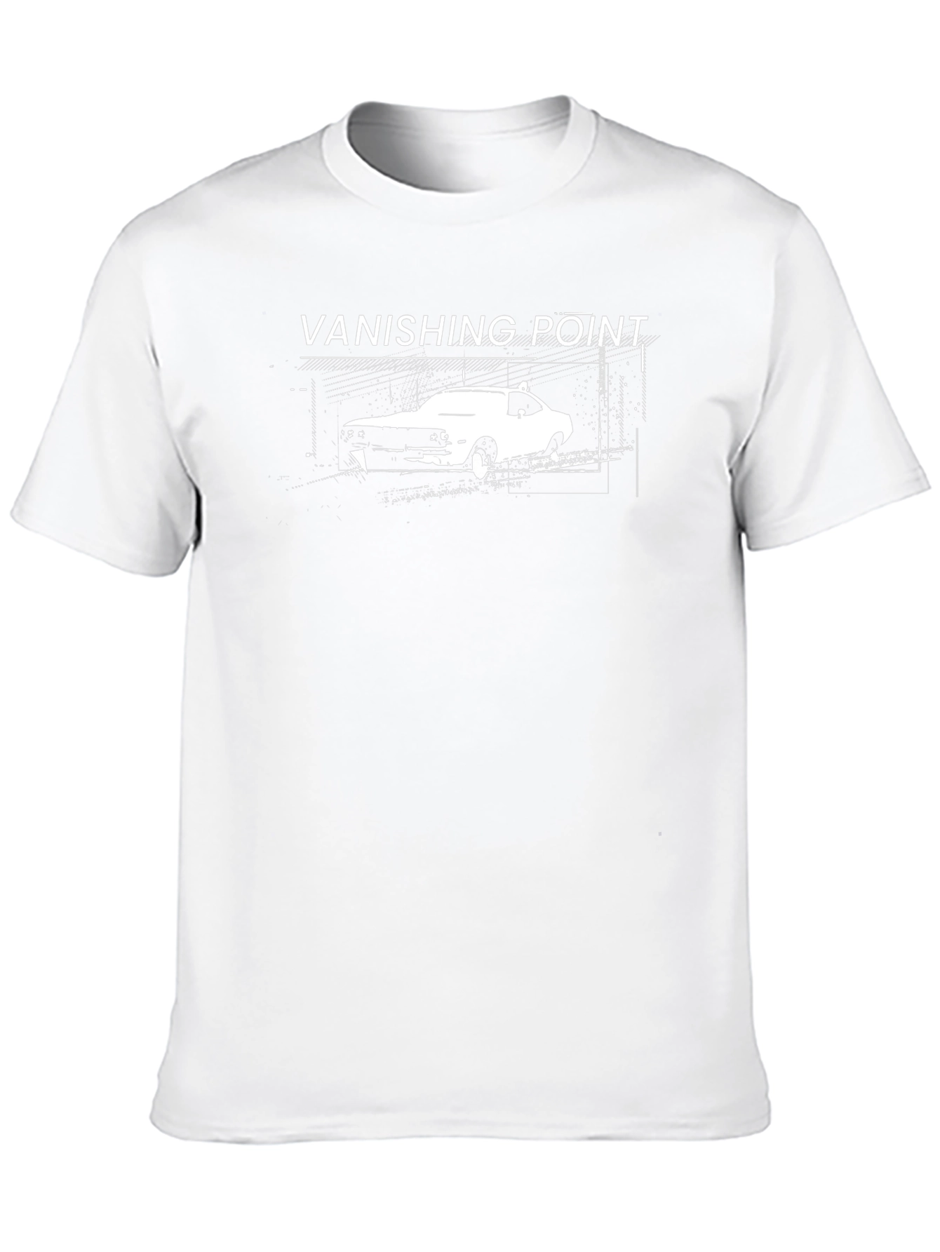 Vanishing Point Car Graphic Tee - Classic Movie T-Shirt