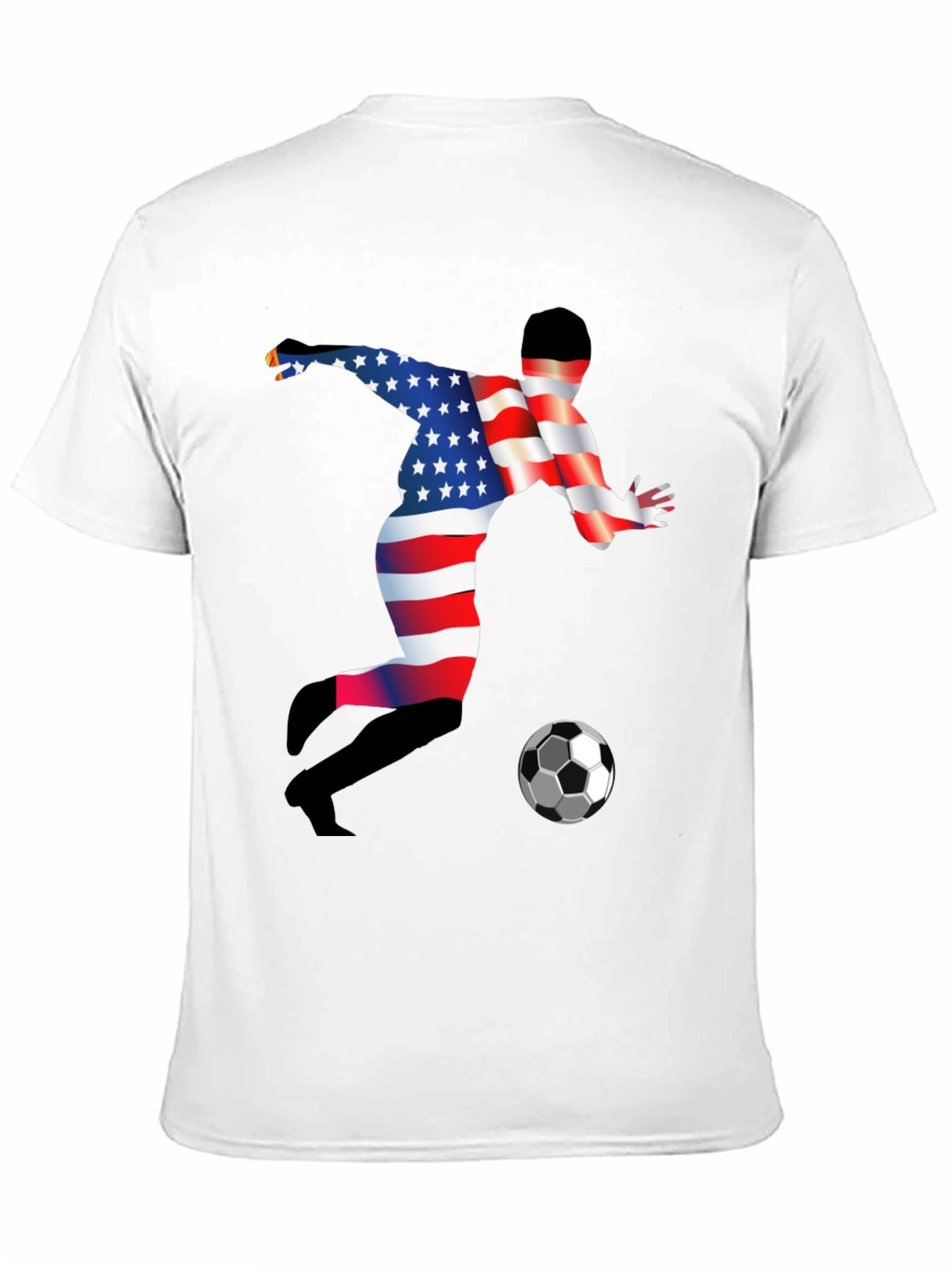 American Soccer Player Graphic T-Shirt