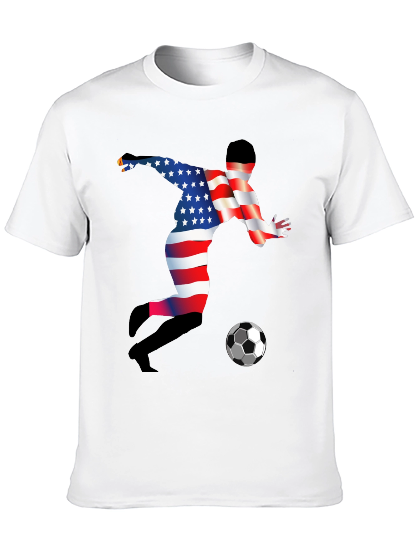 American Soccer Player Graphic T-Shirt