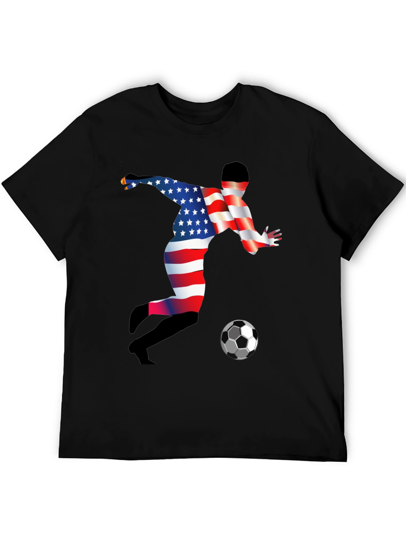 American Soccer Player Graphic T-Shirt