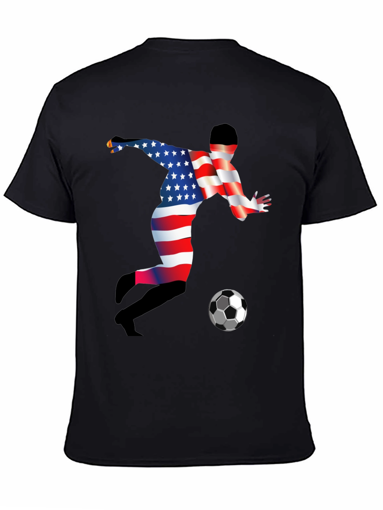 American Soccer Player Graphic T-Shirt