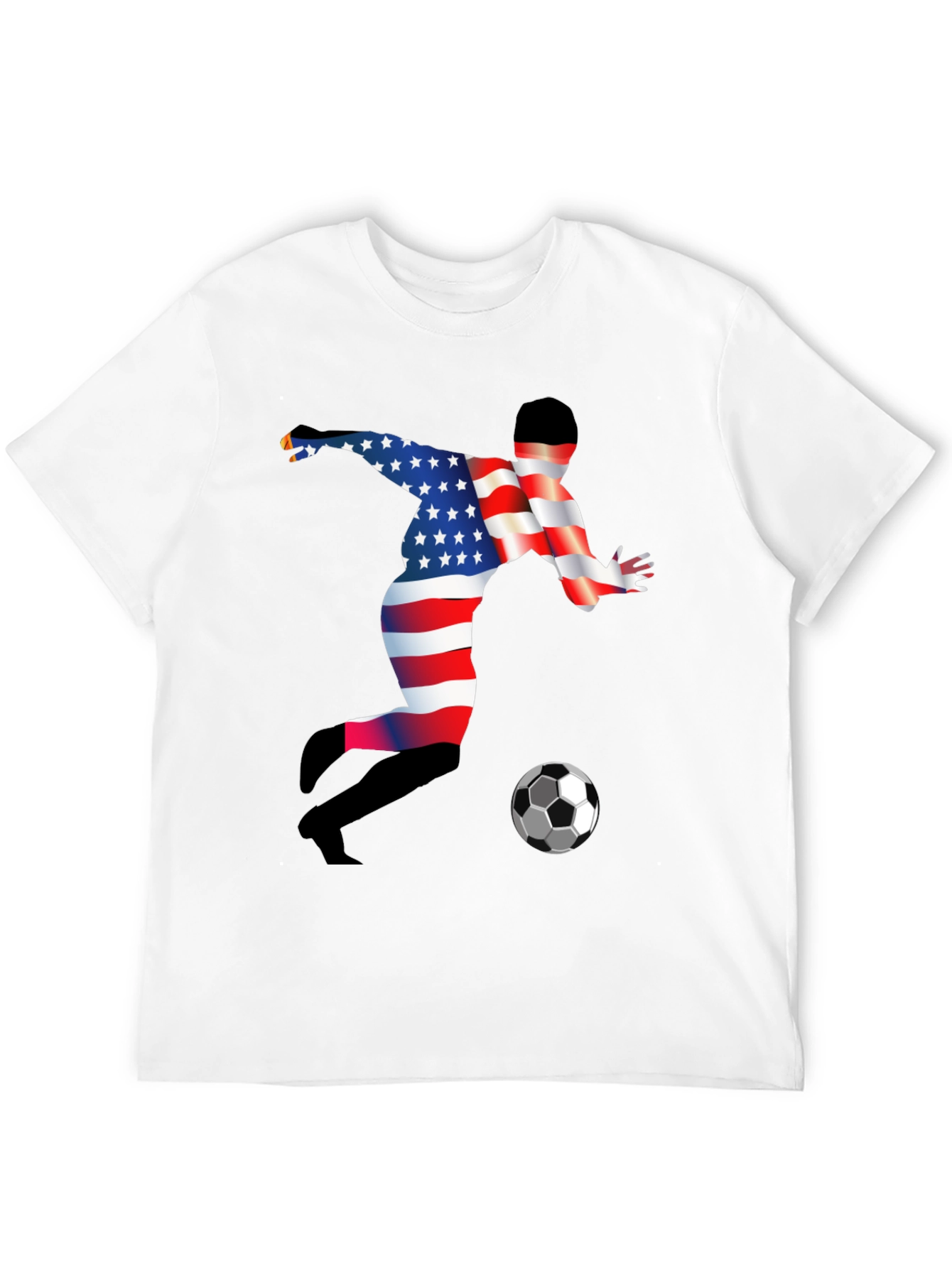 American Soccer Player Graphic T-Shirt