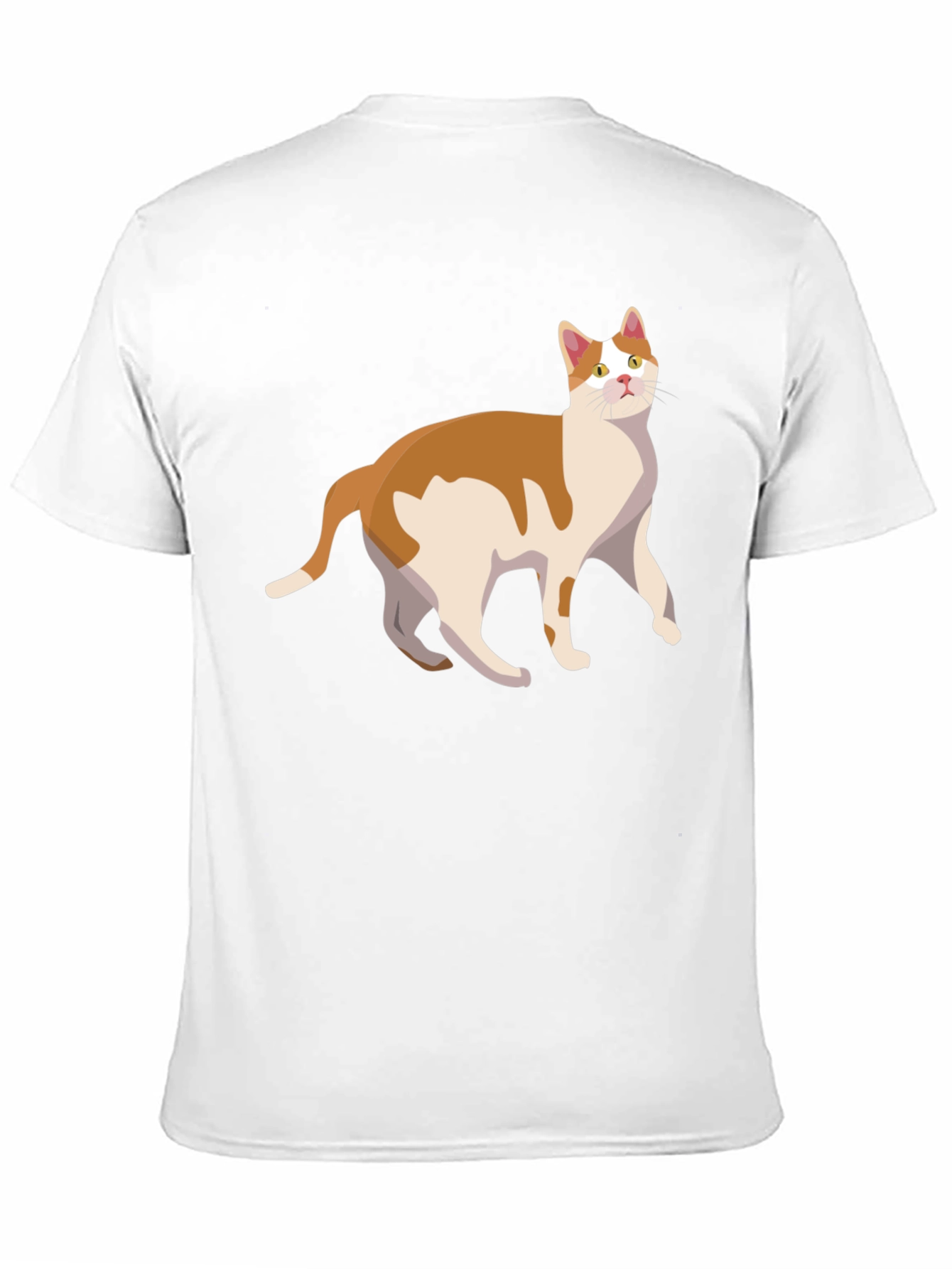 Cat Graphic Tee - Stylish Mens Black T-Shirt