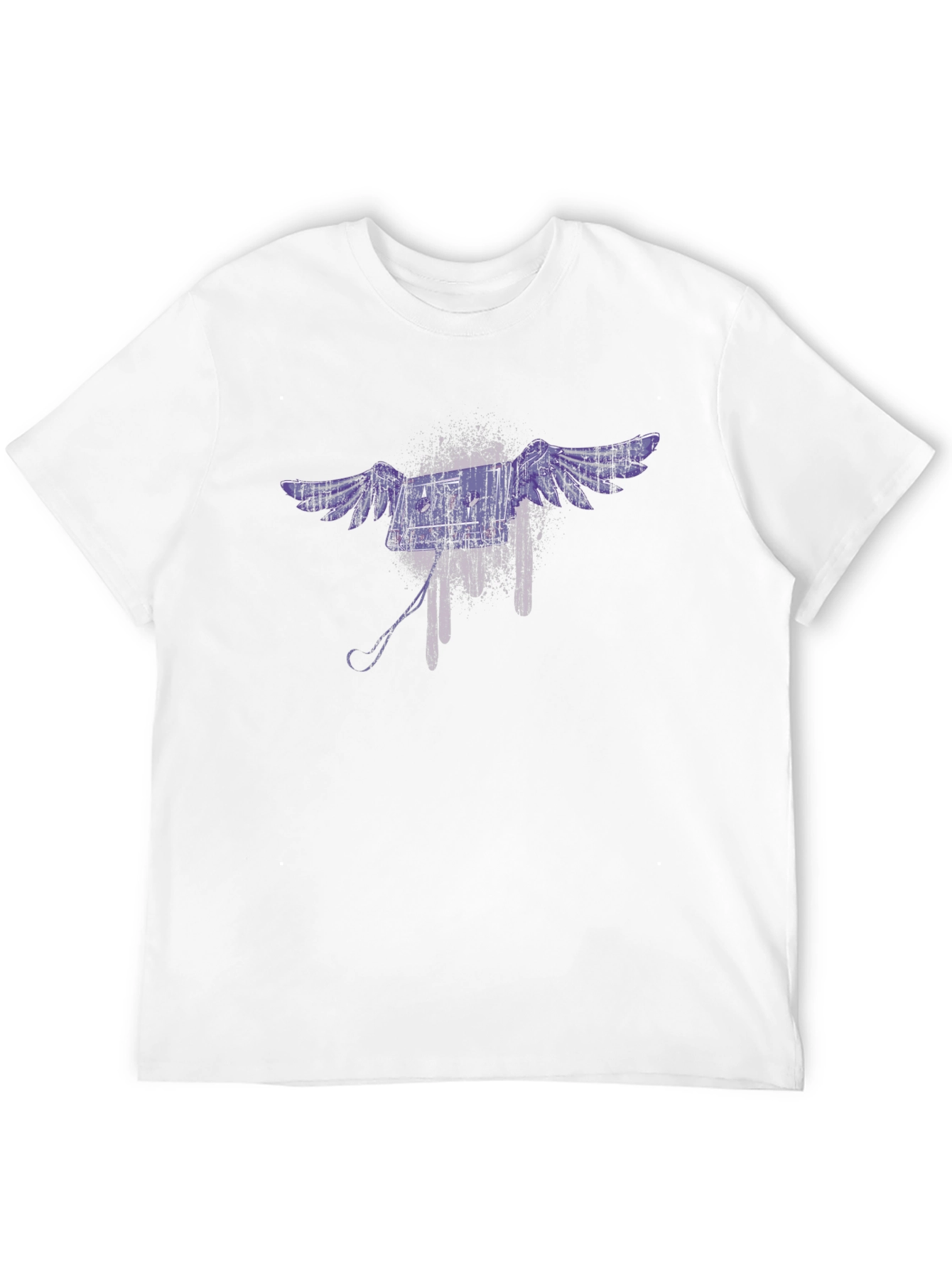 Urban Angel Graphic Tee - Mens Black T-Shirt