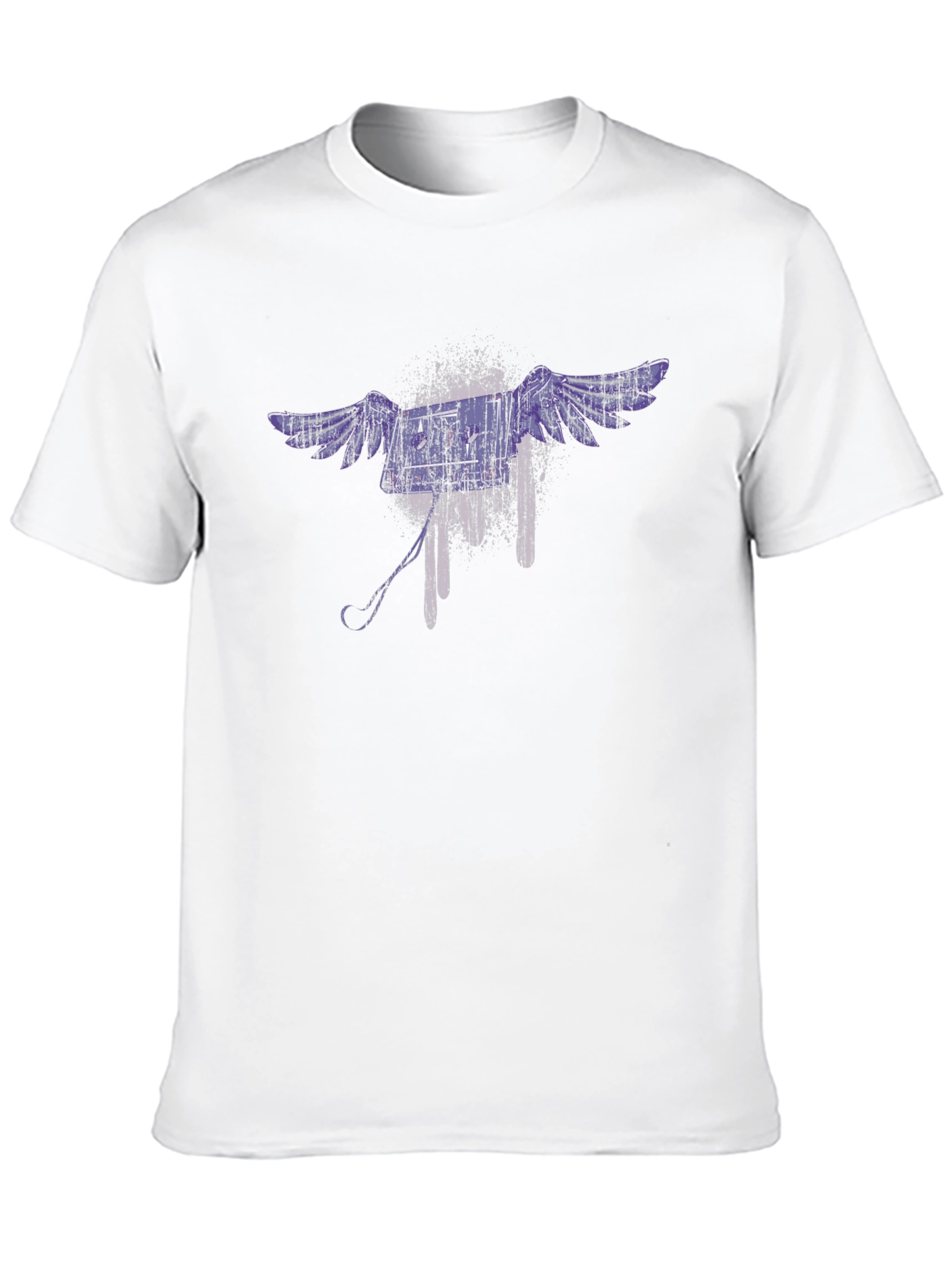 Urban Angel Graphic Tee - Mens Black T-Shirt