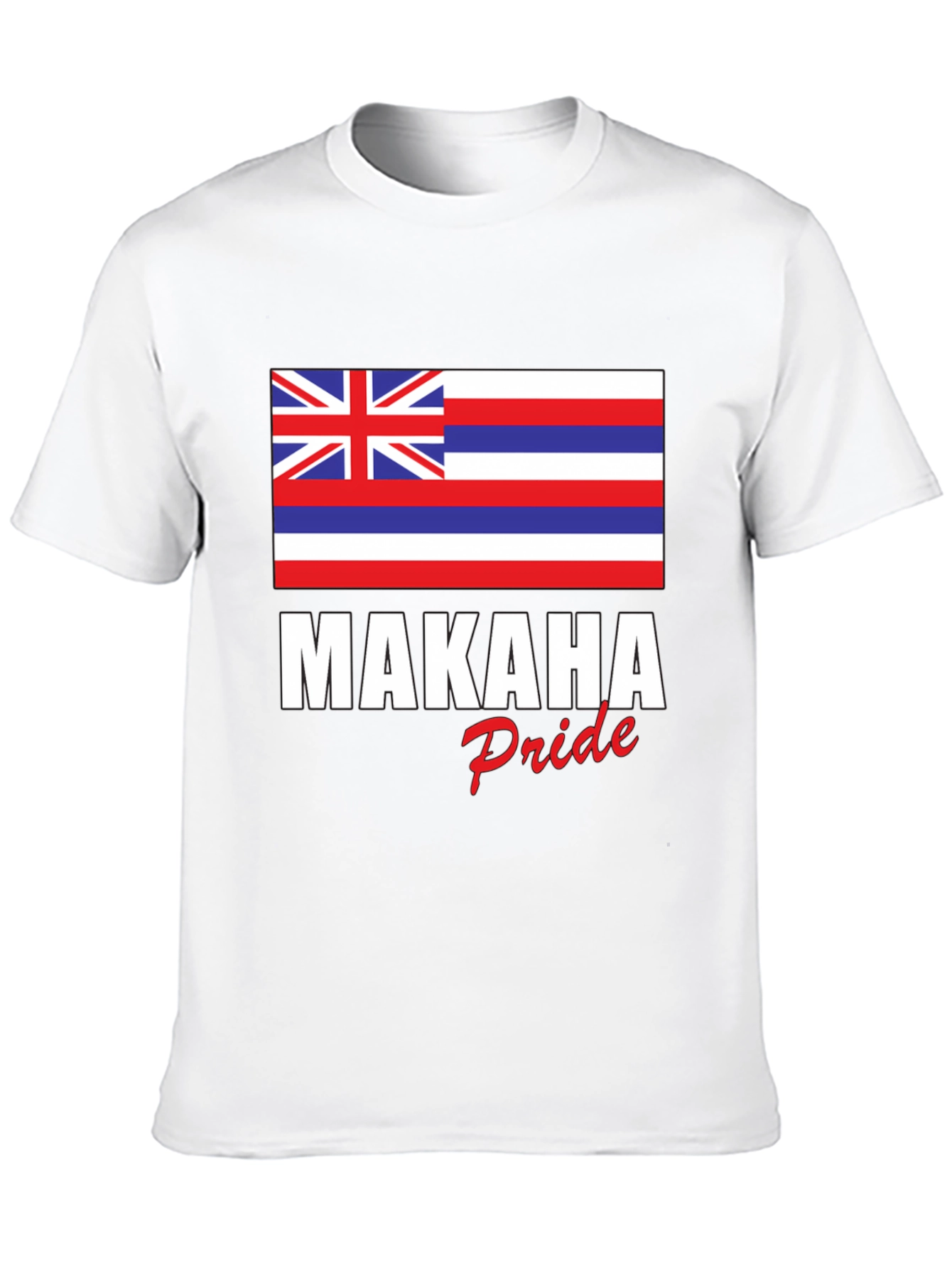 Makaha Pride T-Shirt - Hawaiian Flag Graphic Tee