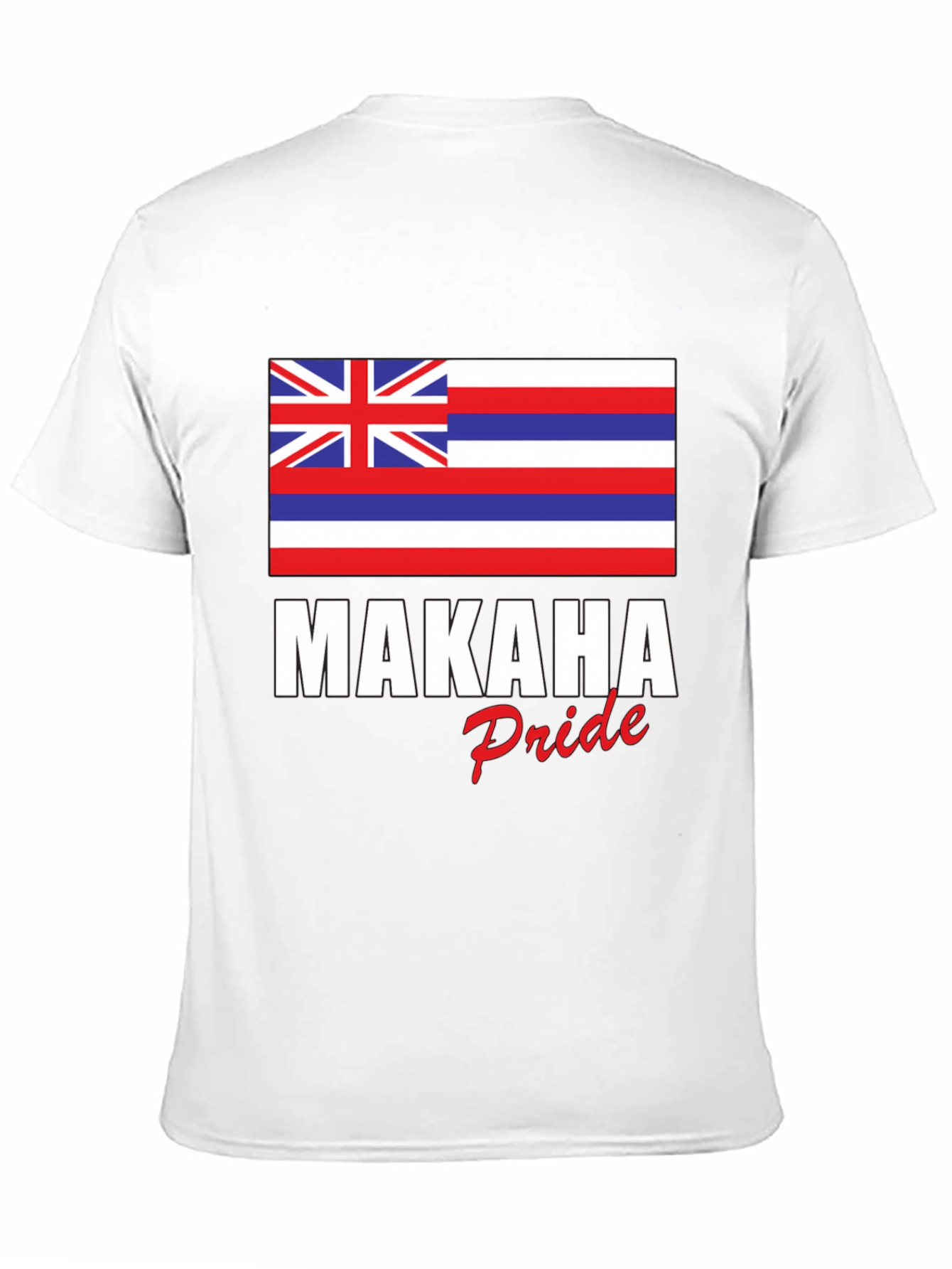 Makaha Pride T-Shirt - Hawaiian Flag Graphic Tee