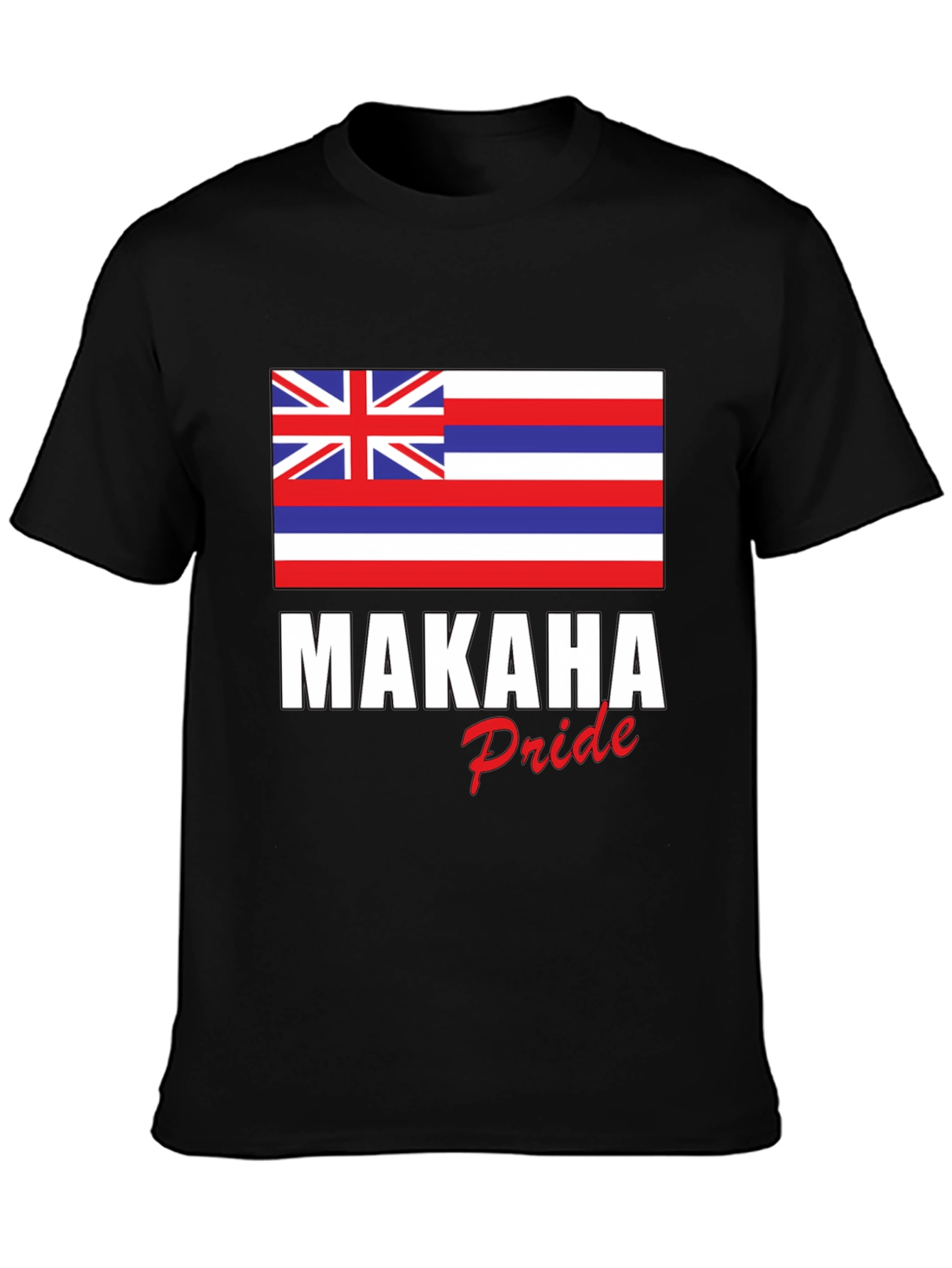 Makaha Pride T-Shirt - Hawaiian Flag Graphic Tee