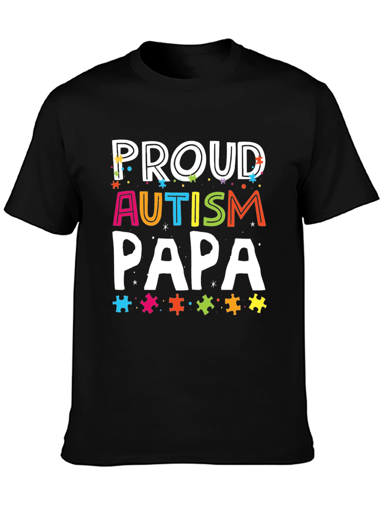 Proud Autism Papa T-Shirt