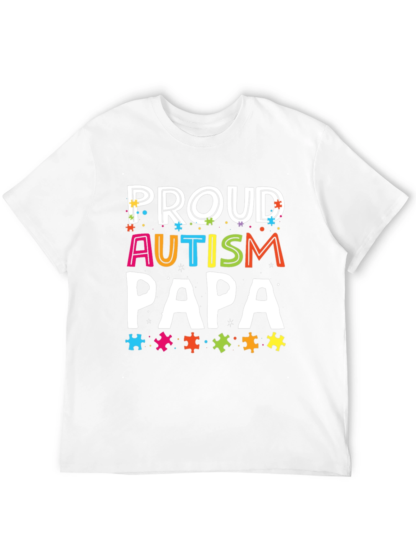 Proud Autism Papa T-Shirt