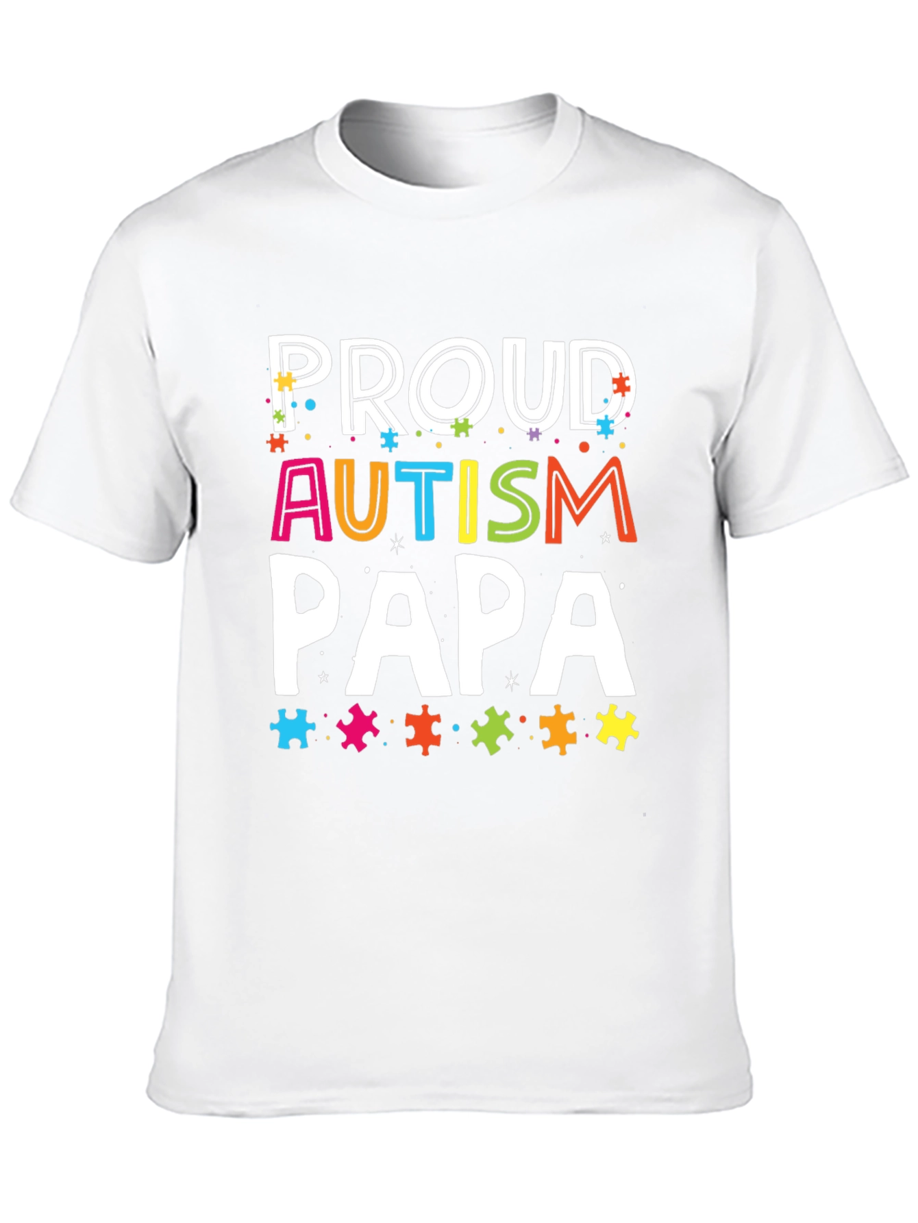 Proud Autism Papa T-Shirt